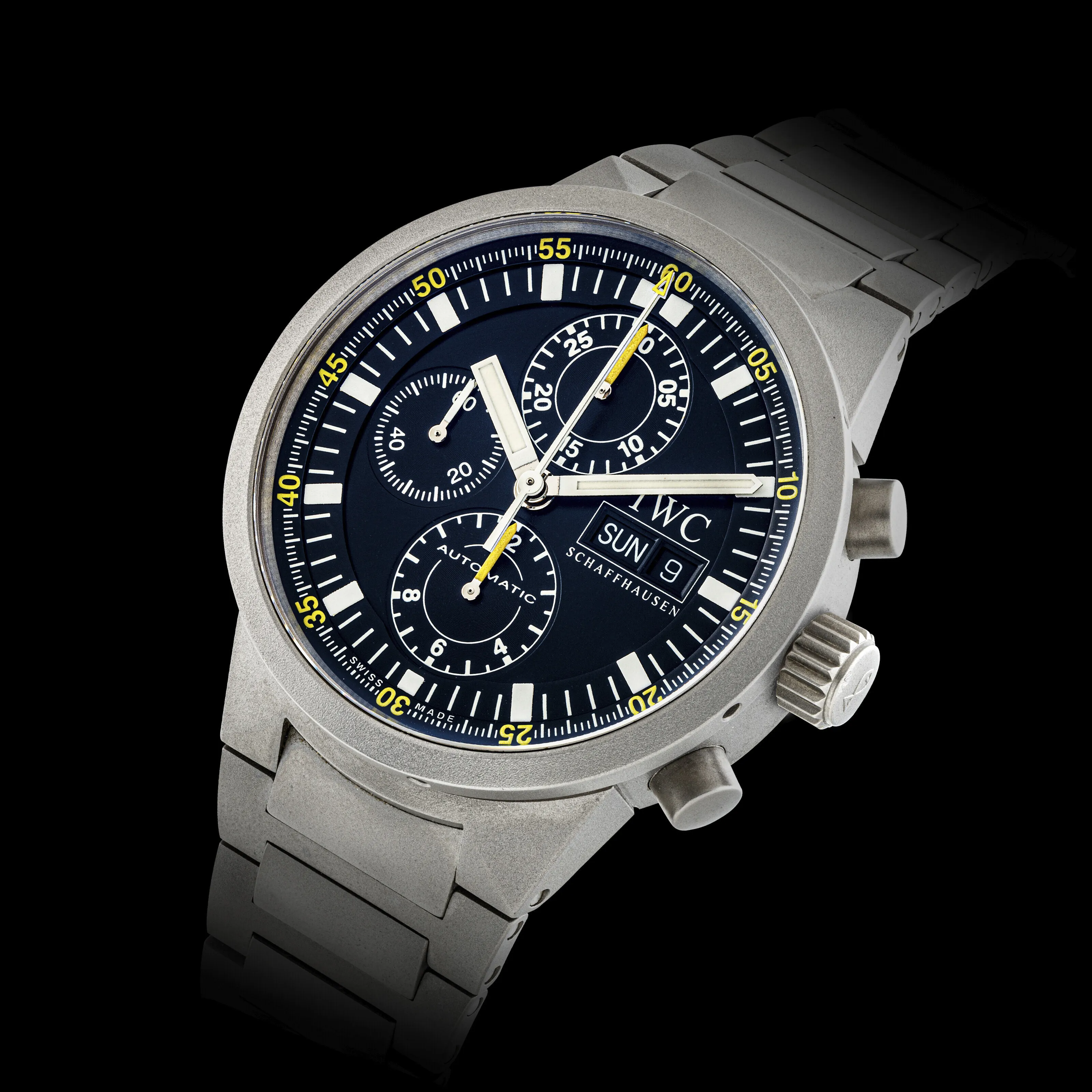 IWC GST IW371503 43mm Titanium Black