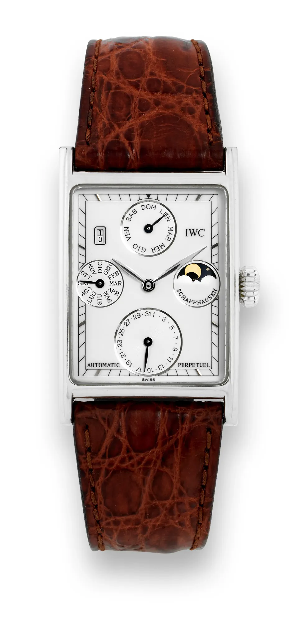 IWC Novecento 3545 27mm Platinum White