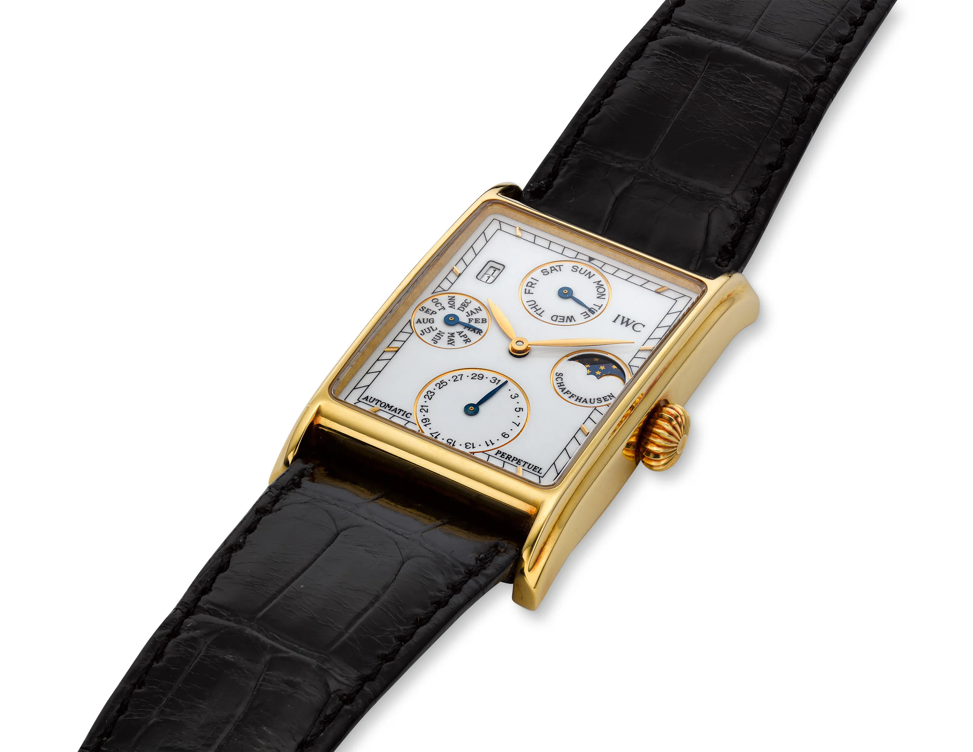 IWC Novecento 3545 41mm Yellow gold White 1