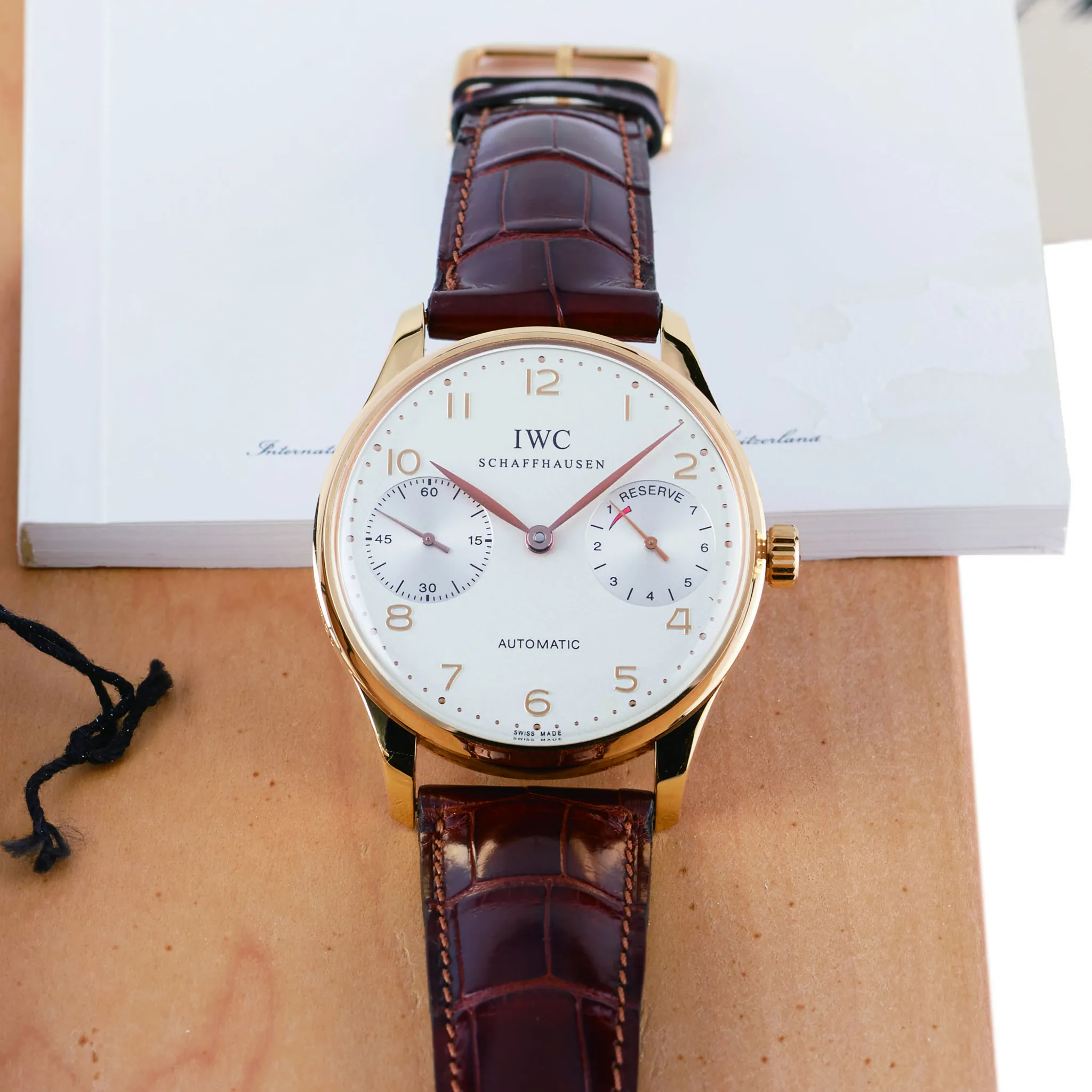 IWC Portugieser 5000 42mm Rose gold Rose gold 2