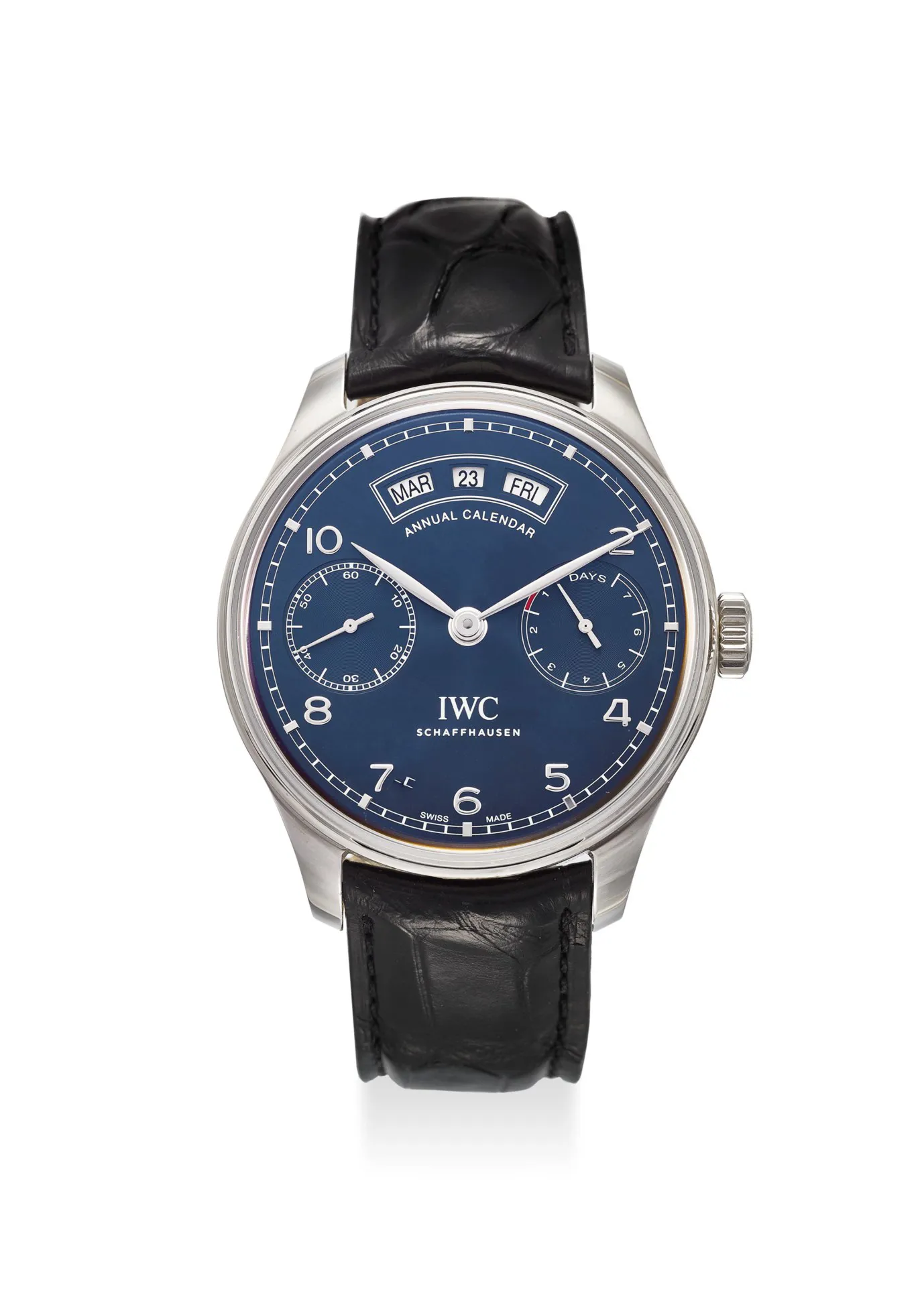IWC Portugieser IW503502 44.2mm Stainless steel Blue