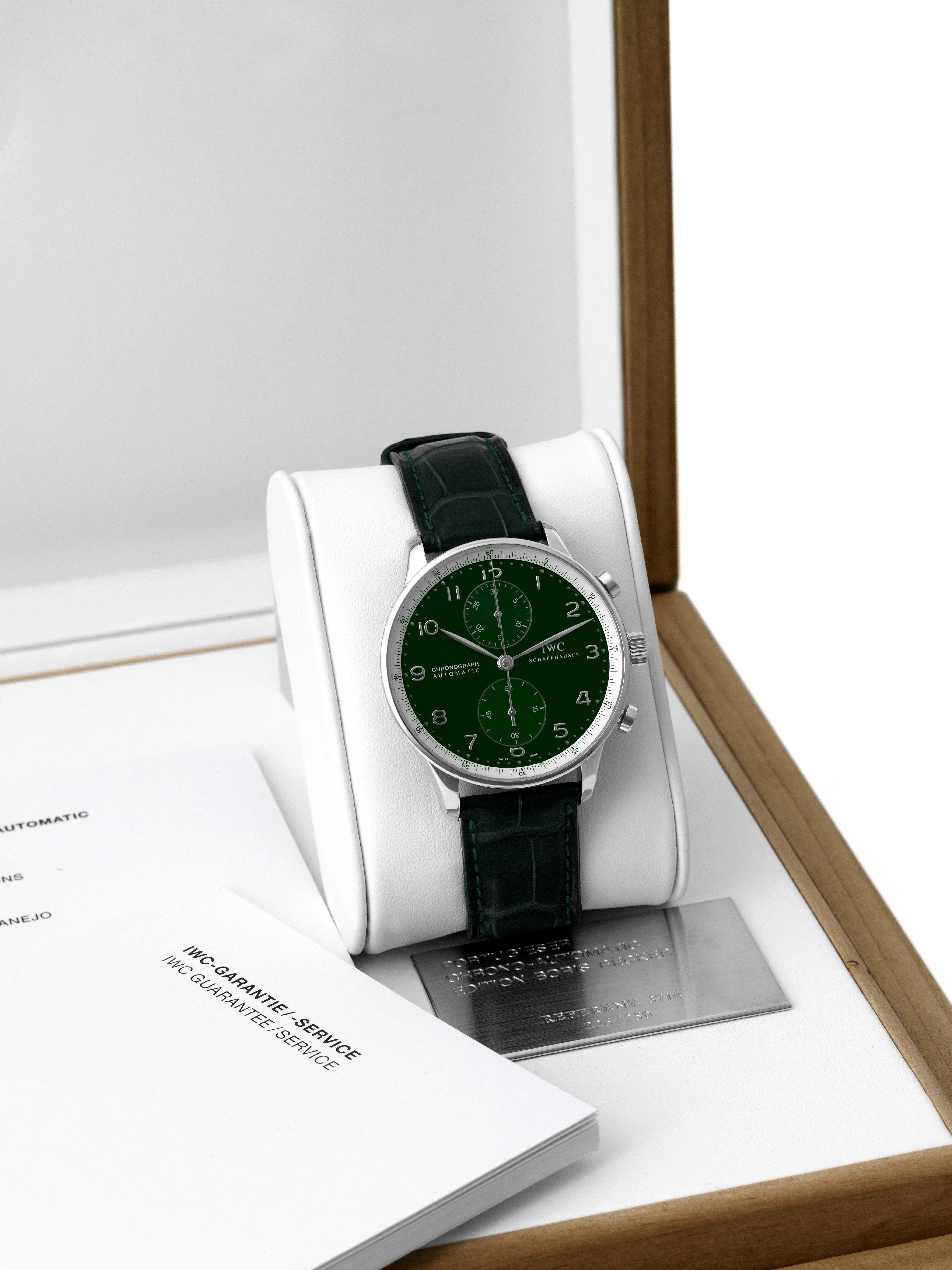 IWC Portugieser 3714 41mm Stainless steel Green