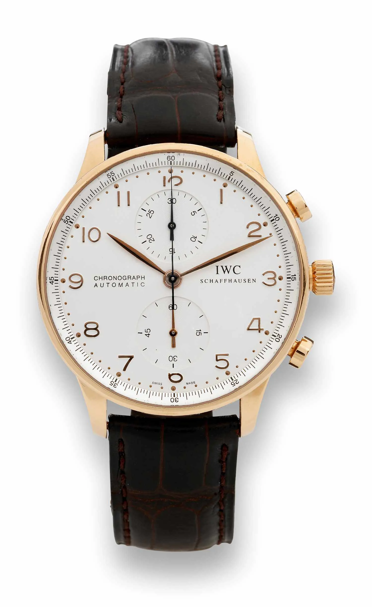 IWC Portugieser 3714 41mm Pink gold Silver