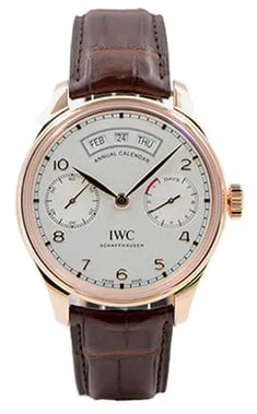 IWC Portugieser IW503504 44.2mm Red gold Silver