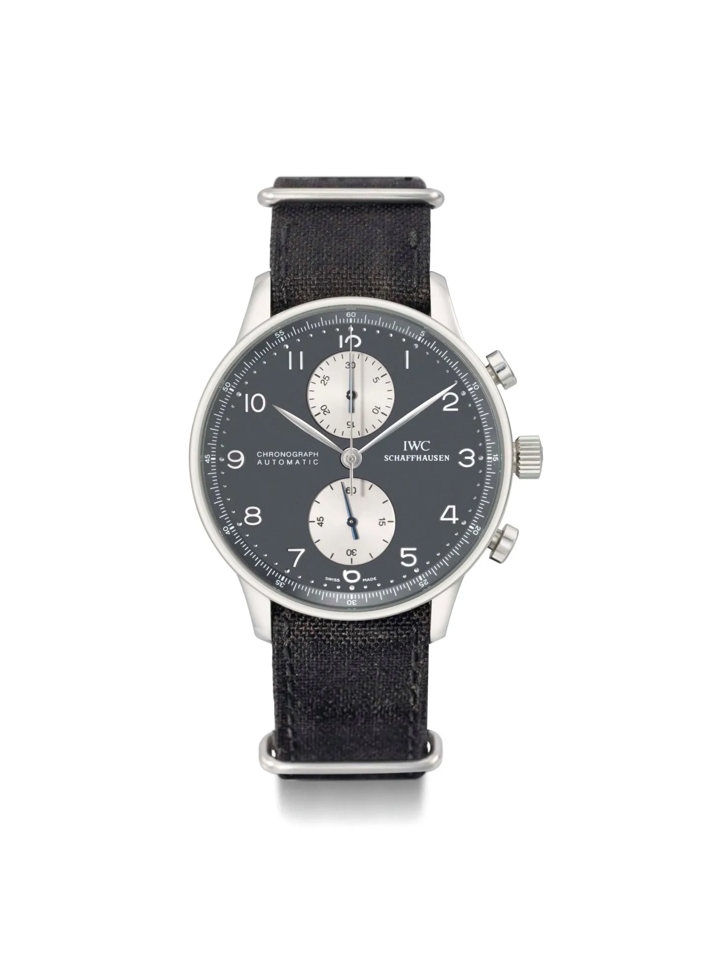 IWC Portuguese Chronograph 371404 41mm Stainless steel Black