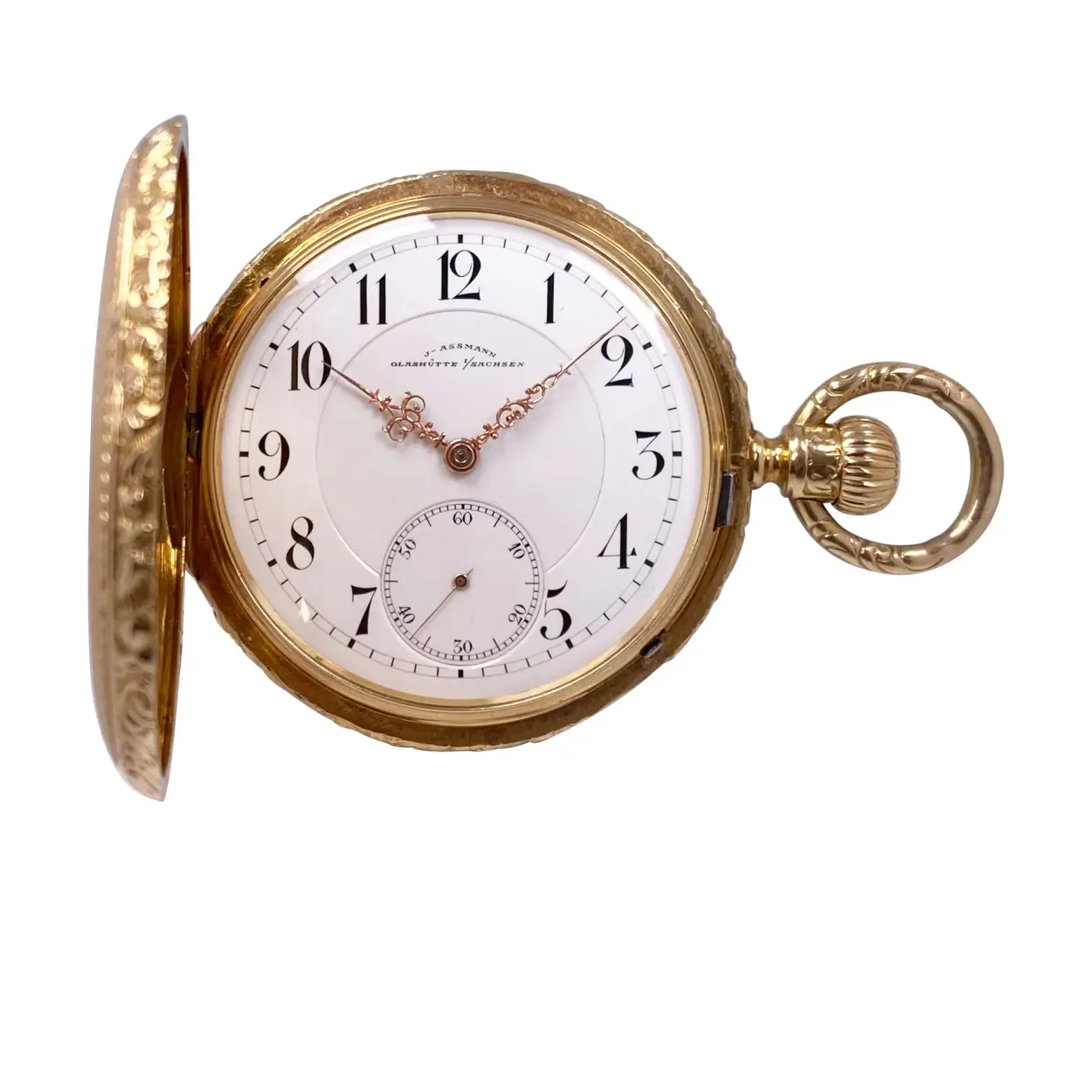 Julius Assmann 51mm Yellow gold White