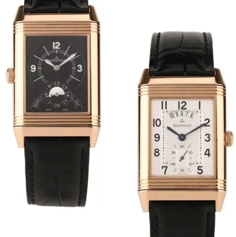 Jaeger-LeCoultre Grande Reverso Duo Q3742521 48.5mm Rose gold Silver