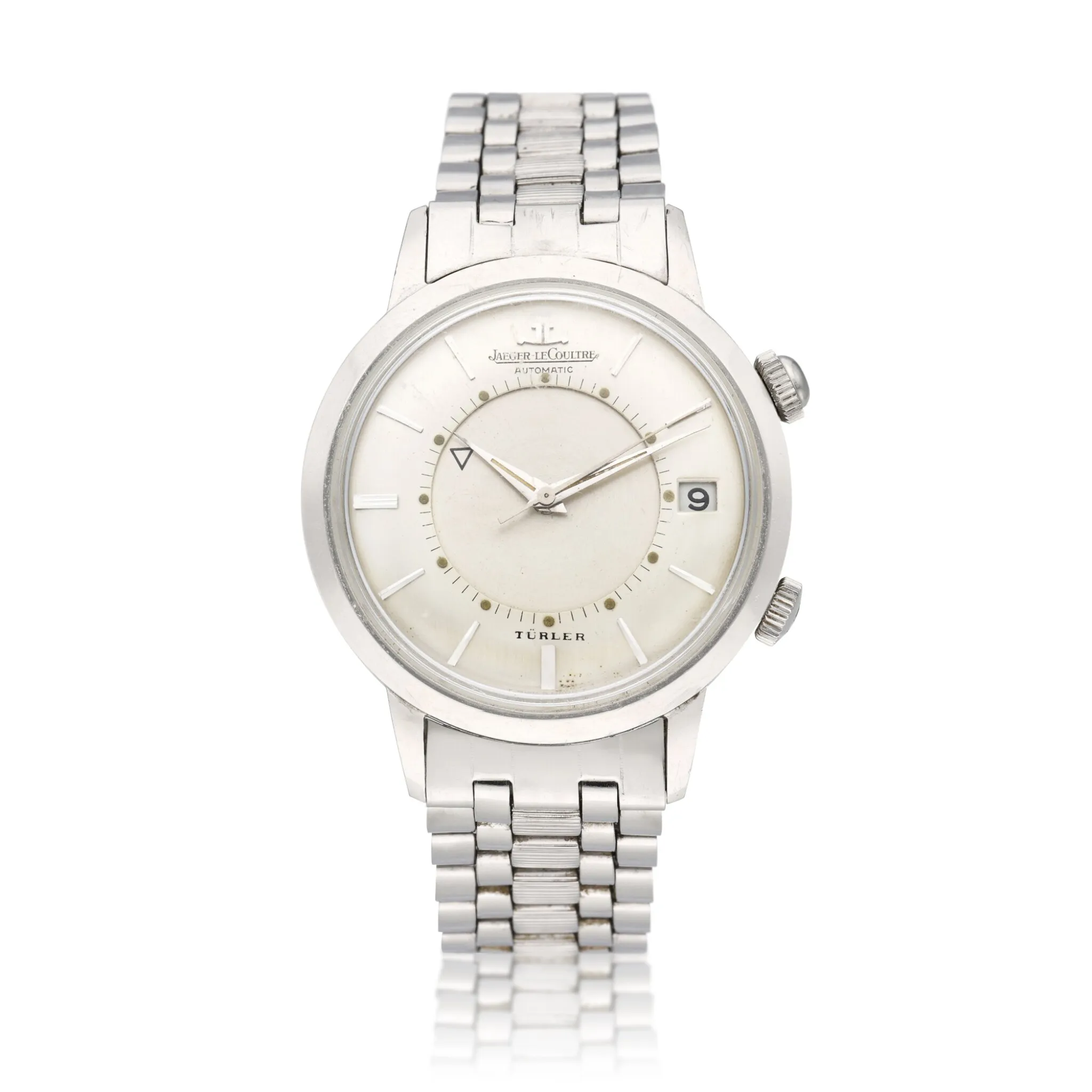 Jaeger-LeCoultre Memovox 38mm Stainless steel Silver