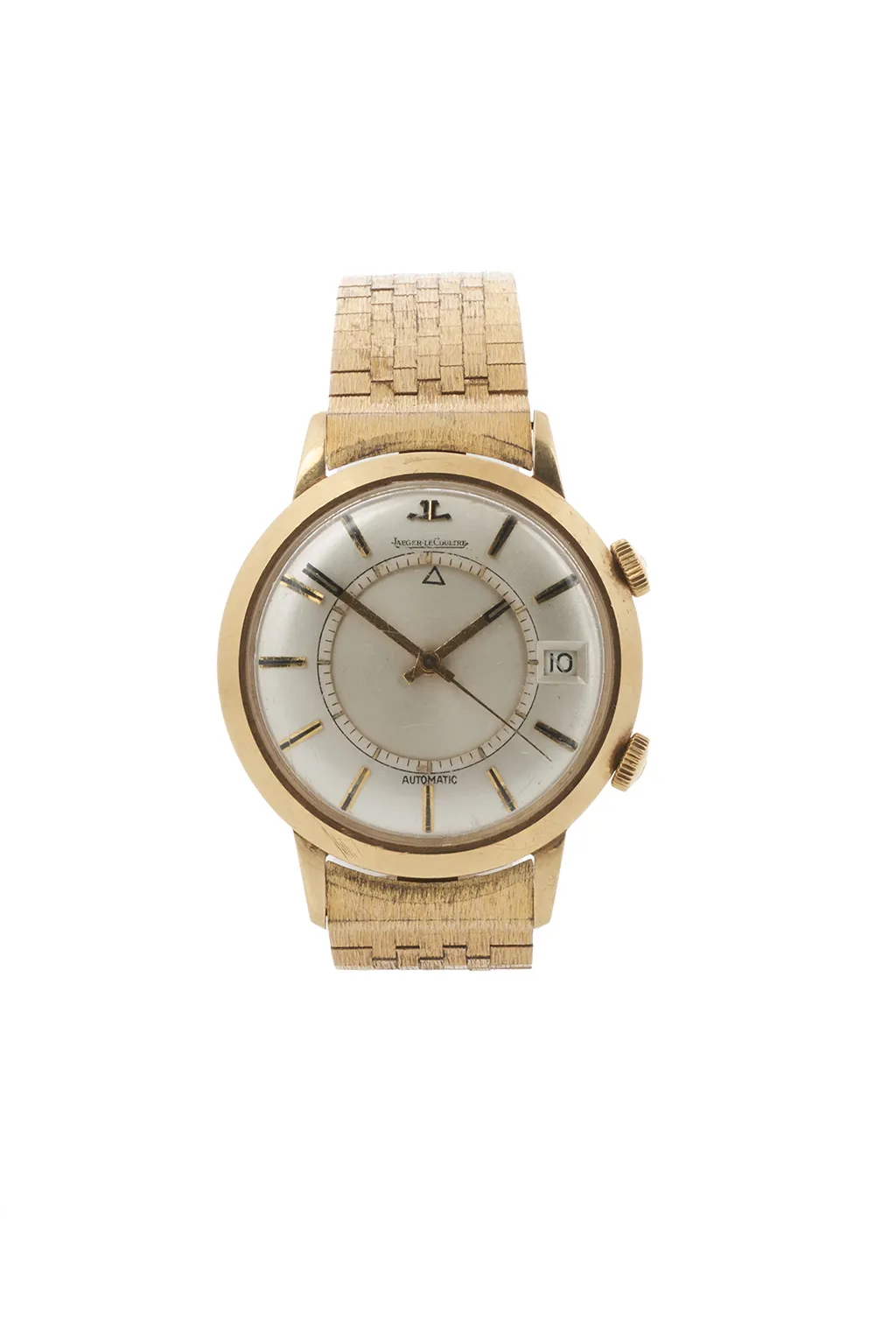 Jaeger-LeCoultre Memovox 37mm Yellow gold and stainless steel Silver 3