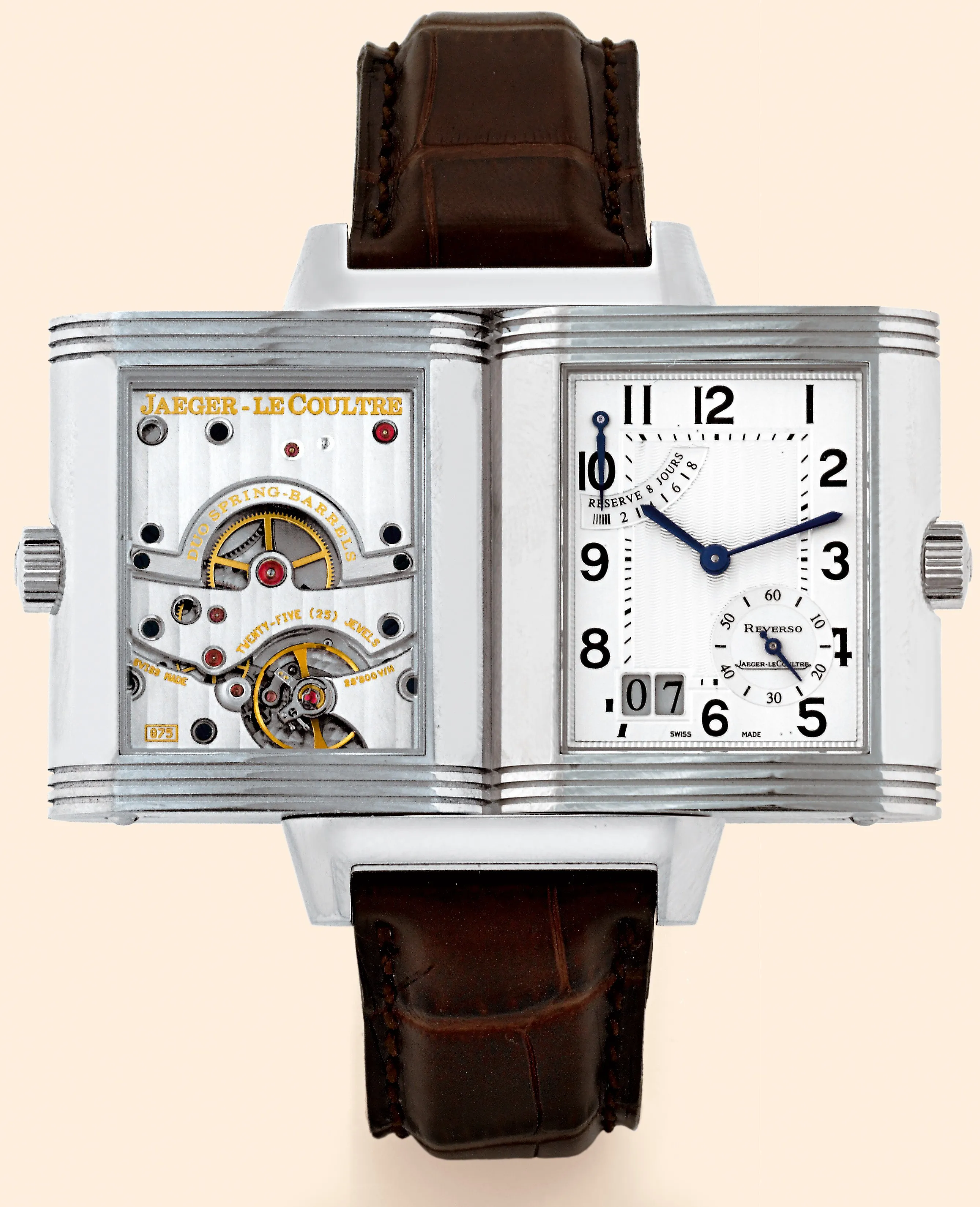 Jaeger-LeCoultre Reverso 240.8.15 29mm Stainless steel White