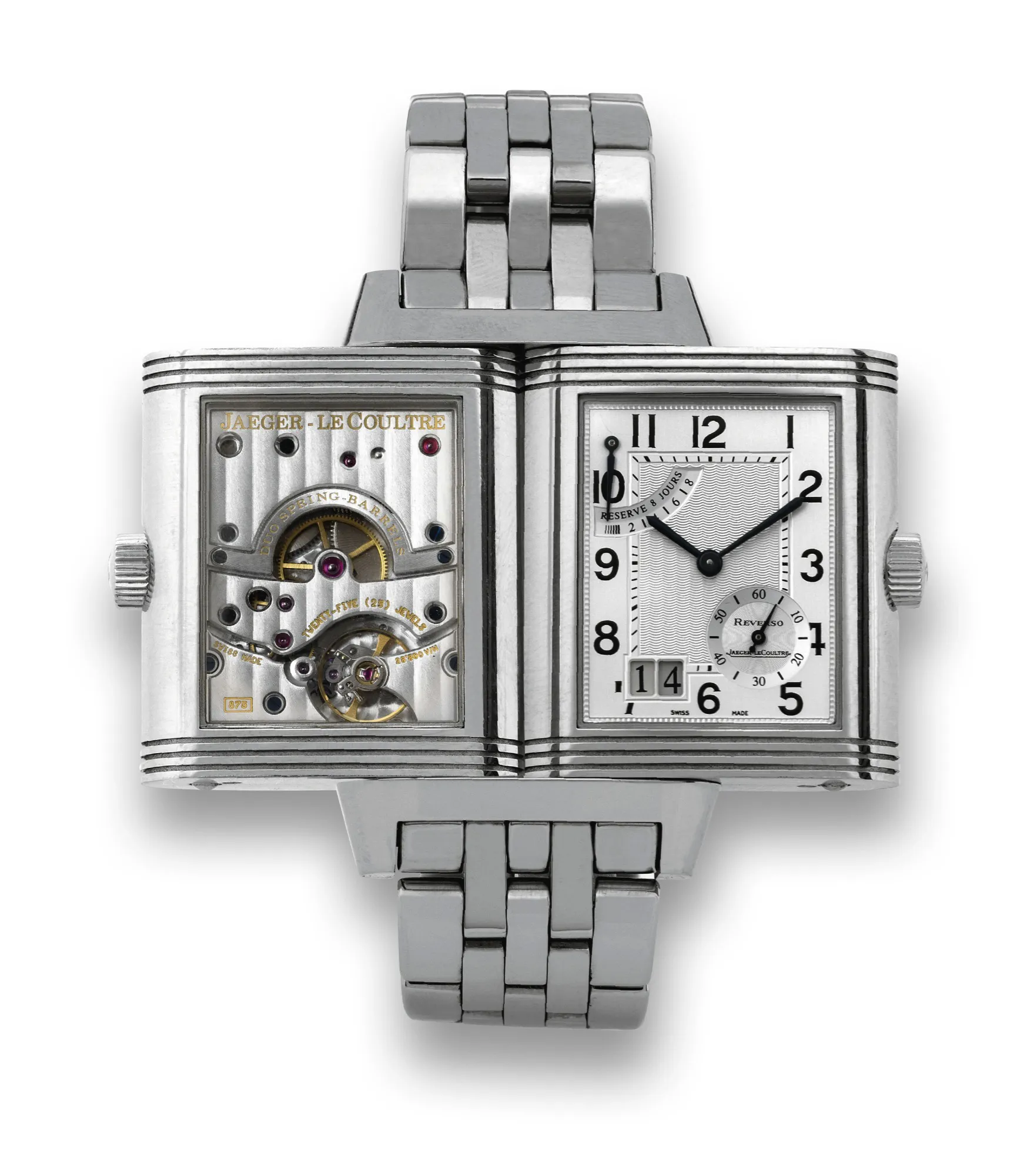 Jaeger-LeCoultre Reverso 240.8.15 29mm Stainless steel Silver