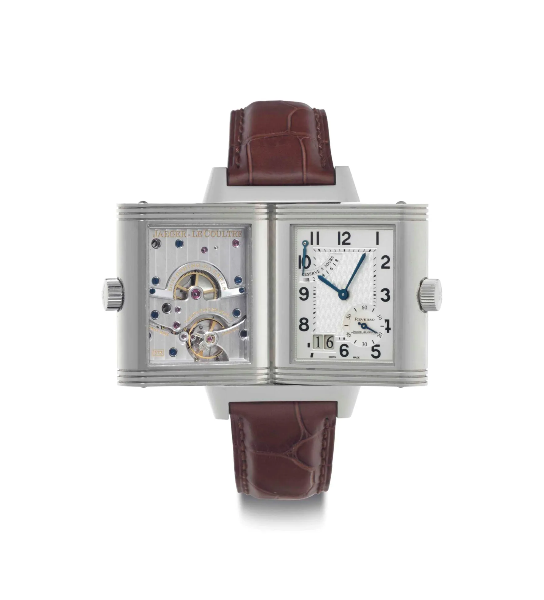 Jaeger-LeCoultre Reverso 240.8.15 46.5mm Stainless steel Silvered