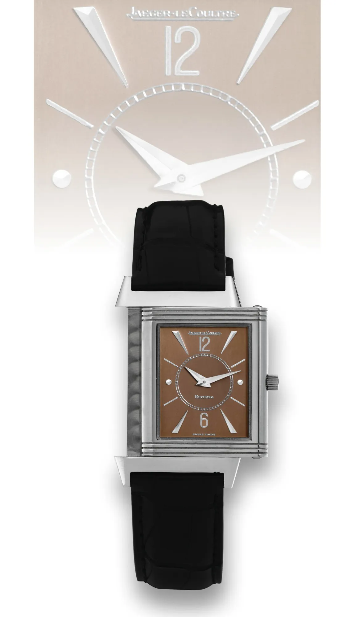 Jaeger-LeCoultre Reverso 250.3.86 23mm White gold Salmon