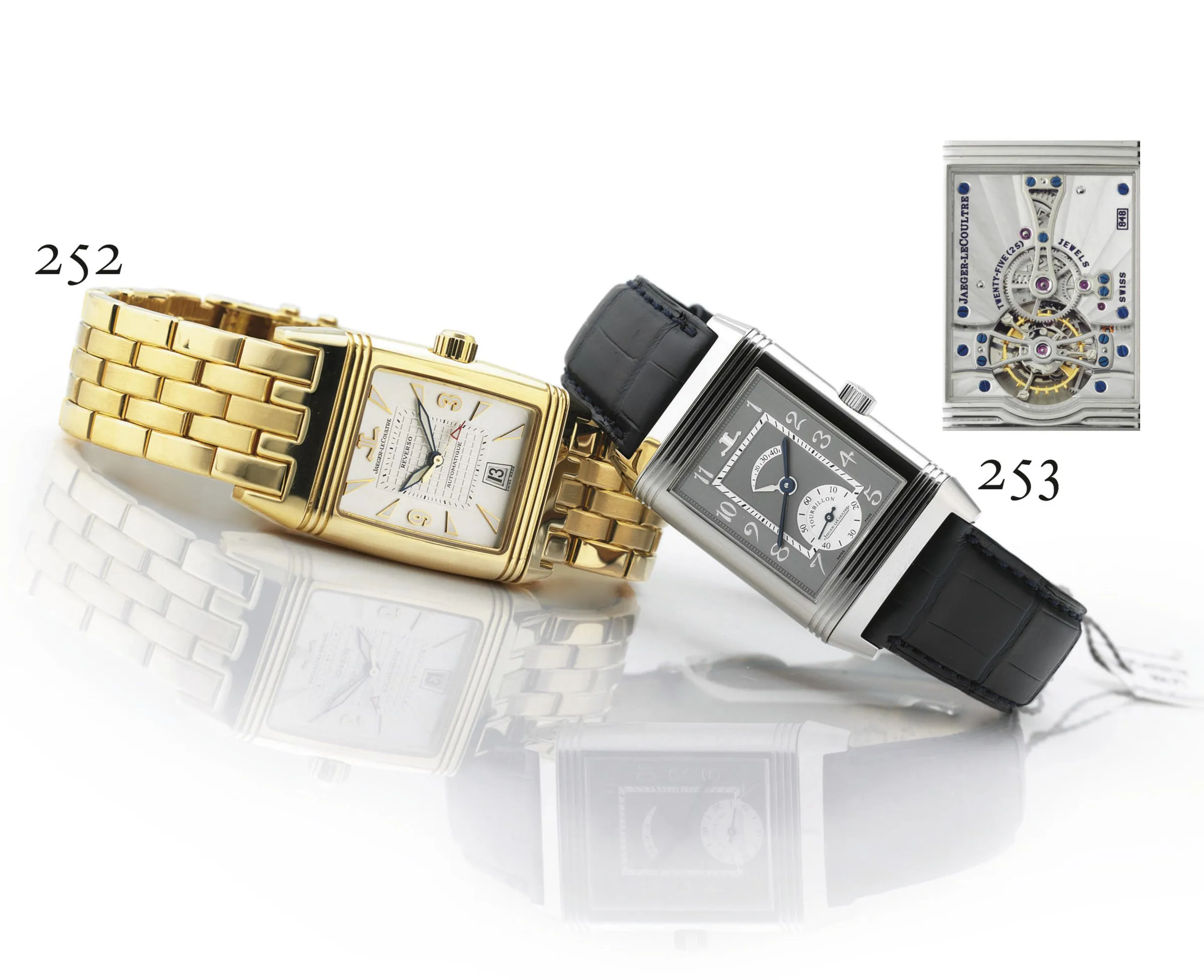 Jaeger-LeCoultre Reverso 290.1.60 Yellow gold Silver