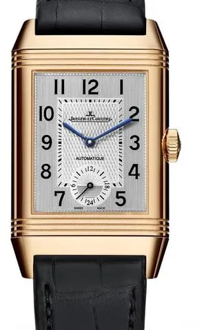 Jaeger-LeCoultre Reverso Classic Q3832420 47mm Rose gold Silver