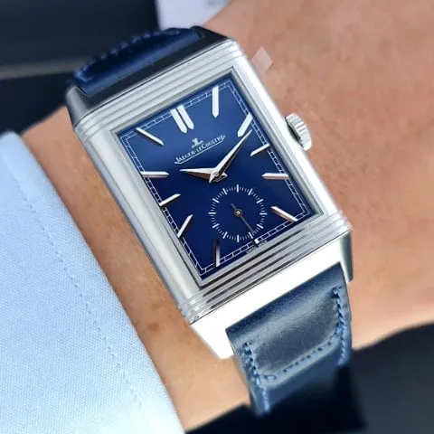 Jaeger-LeCoultre Reverso Tribute Q3988482 47mm Stainless steel Blue