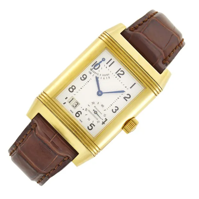 Jaeger-LeCoultre Reverso Grande Date 240.8.15 40mm Yellow gold Silver