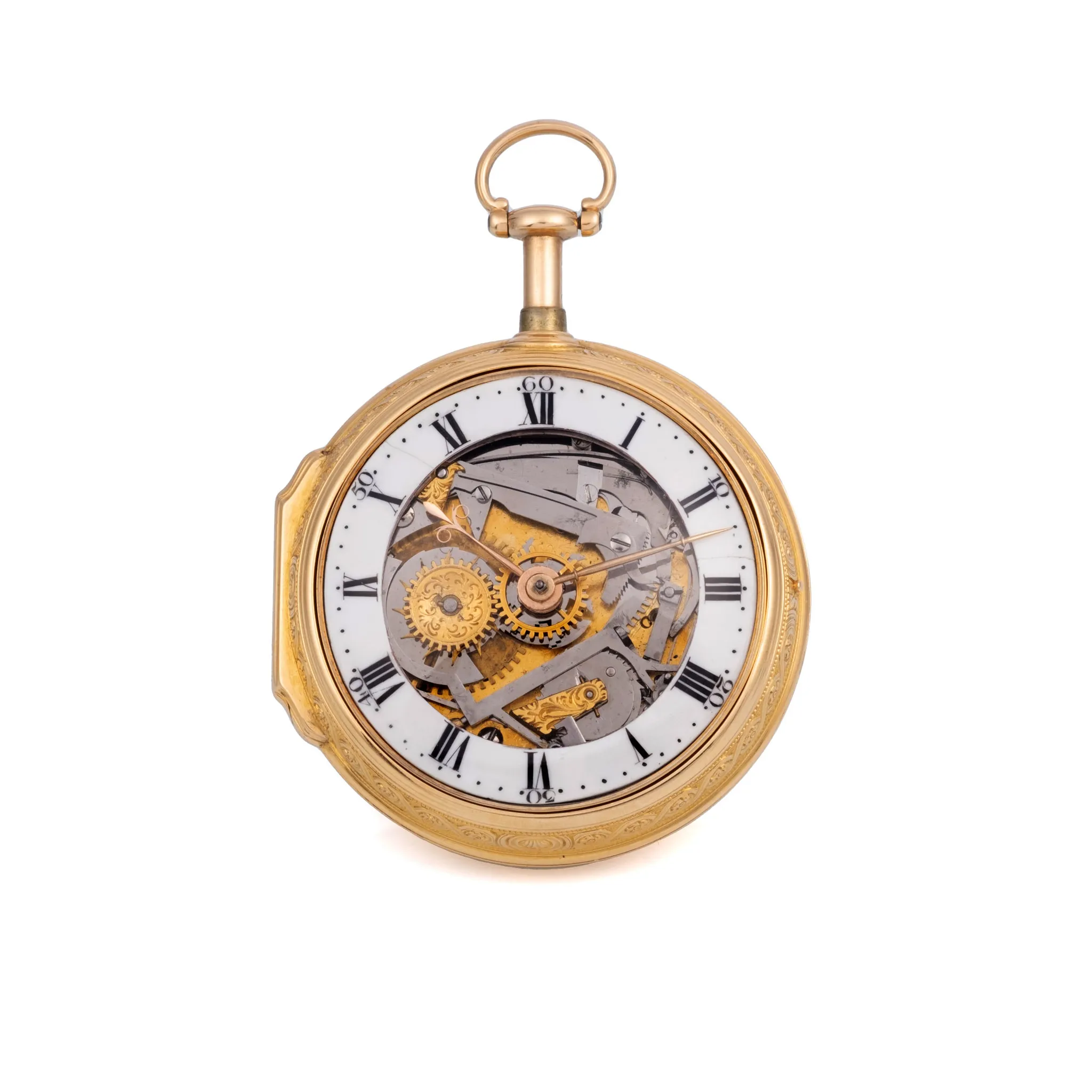 Josiah Emery 48mm Yellow gold Skeletonized