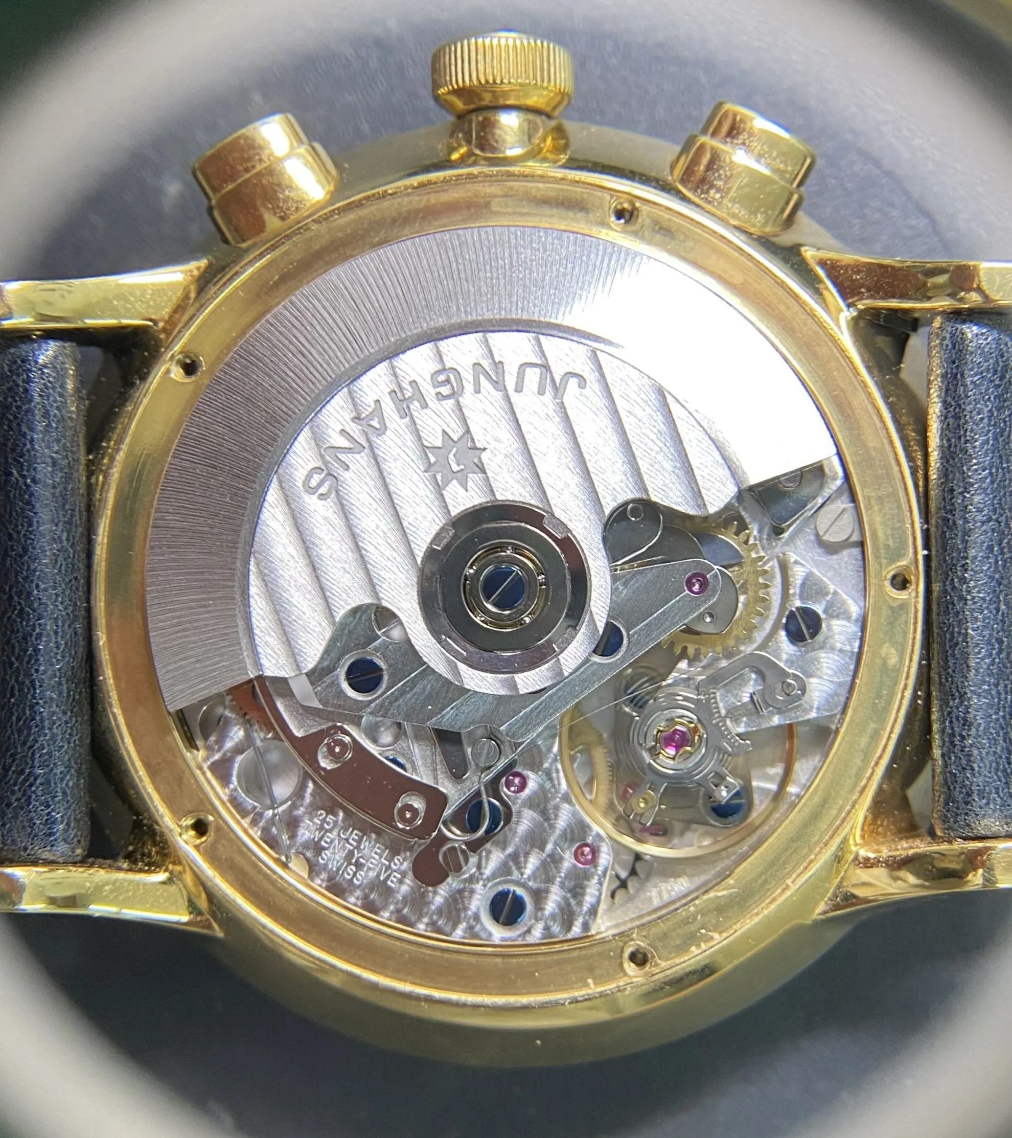 Junghans Chronoscope 40.5mm Gold-plated White 6