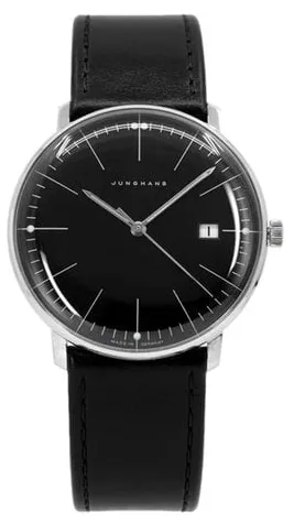 Junghans max bill Quartz 041/4465.04 38mm Steel Black