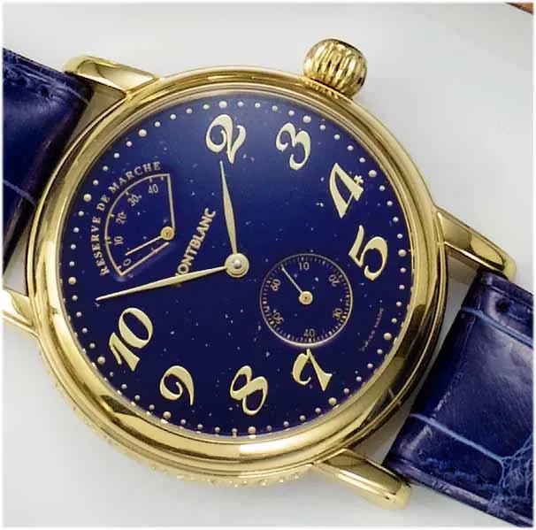 Montblanc Yellow gold Blue