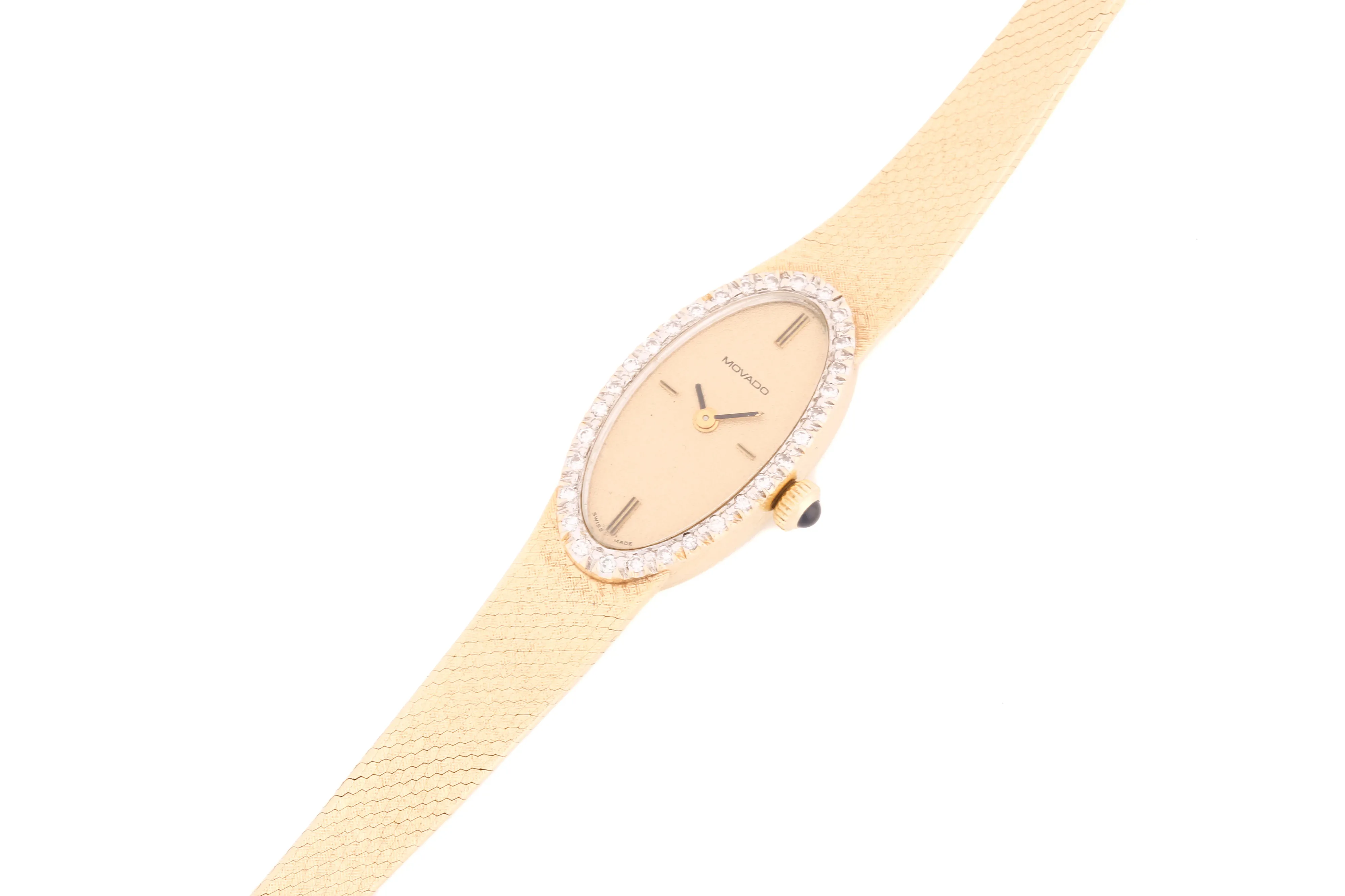 Movado TC 15mm Yellow gold Champagne 1