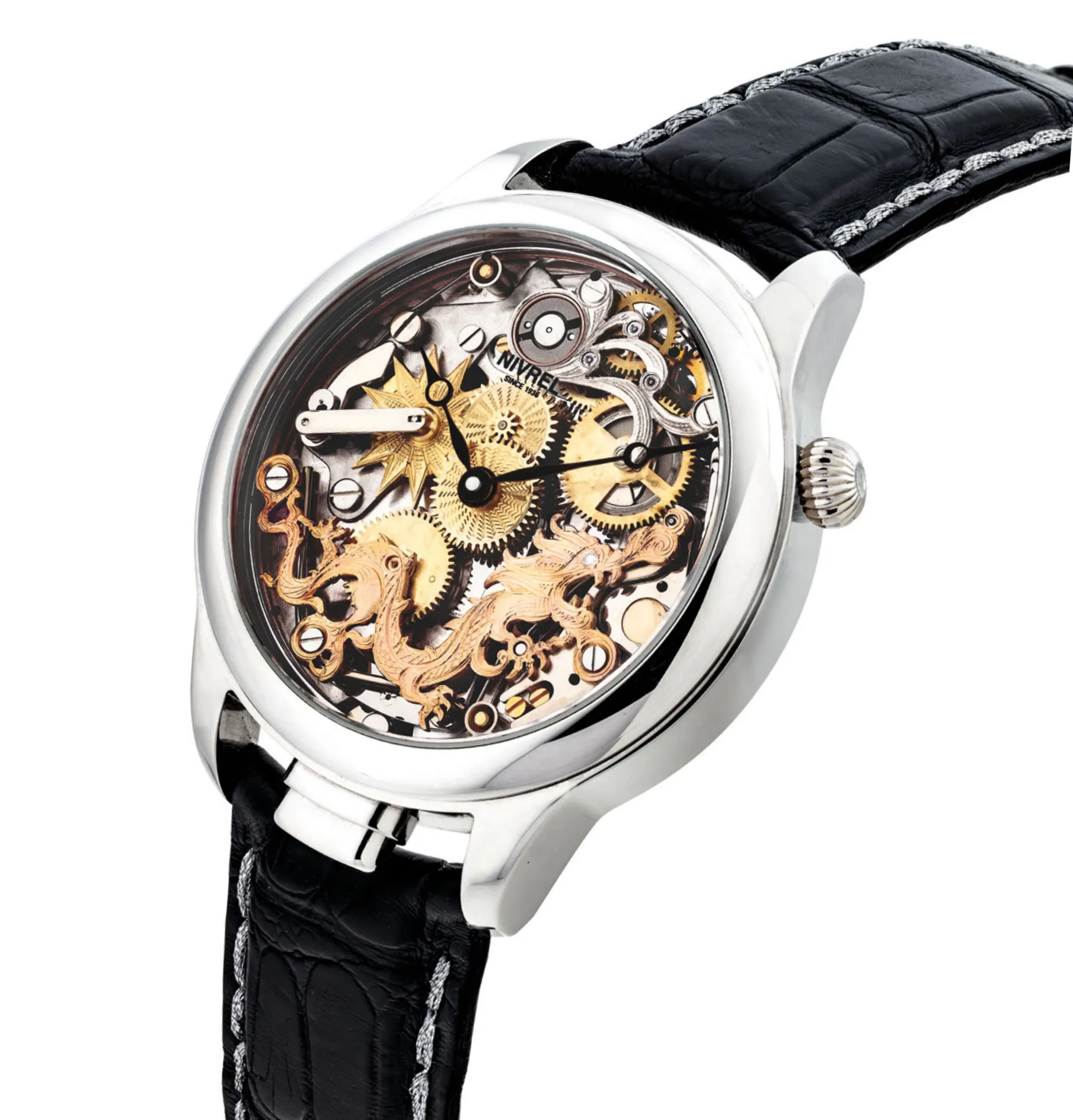 Nivrel Répétition N 950.001 42mm Stainless steel Skeletonised