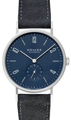 NOMOS Tangente 38 166 37.5mm Stainless steel Blue