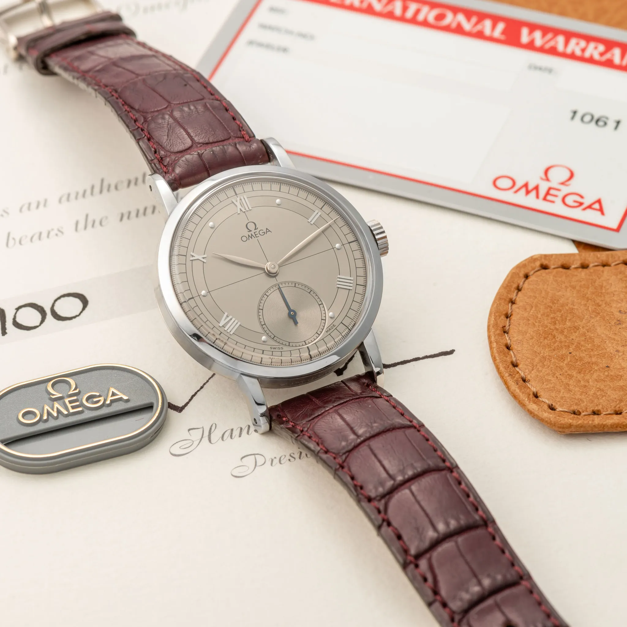 Omega 1894 36mm Platinum Gray