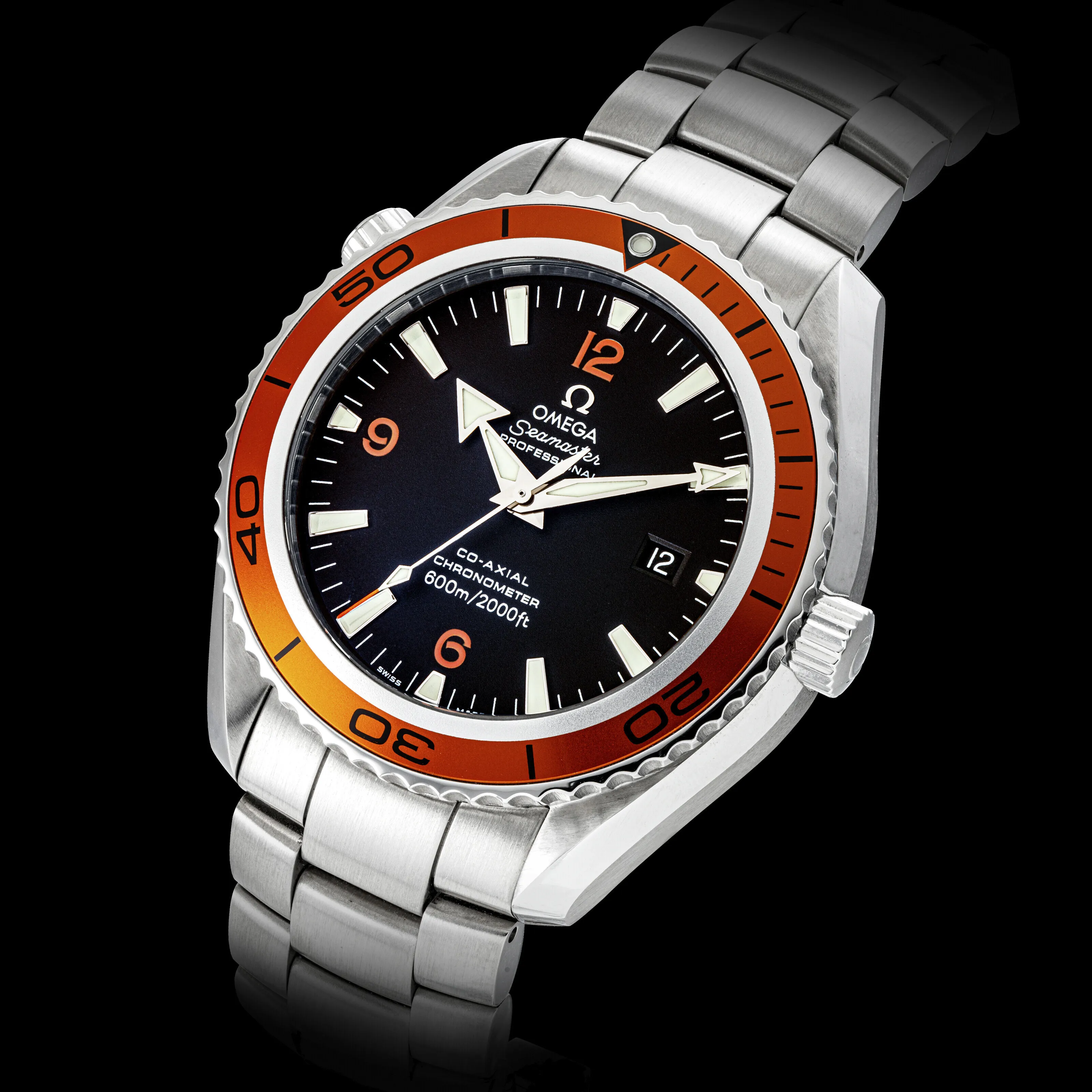 Omega Seamaster Planet Ocean 2208.50.00 45.5mm Stainless steel Black