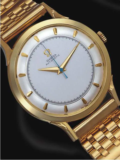 Omega 2550 35mm Yellow gold Silver