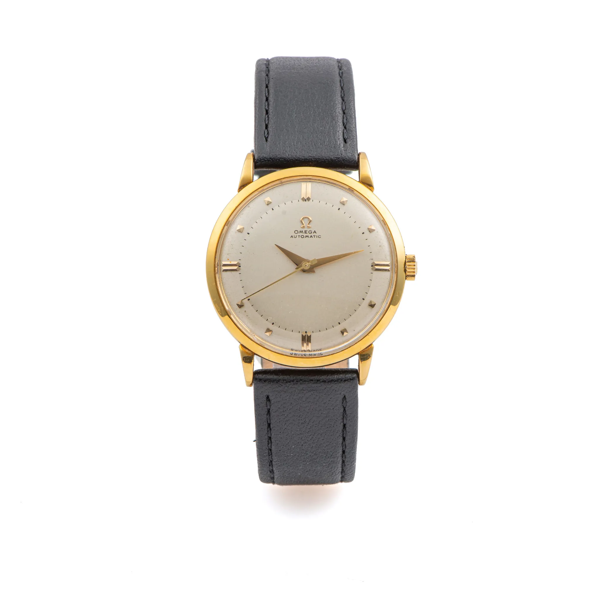 Omega 2643 34mm Yellow gold Silver