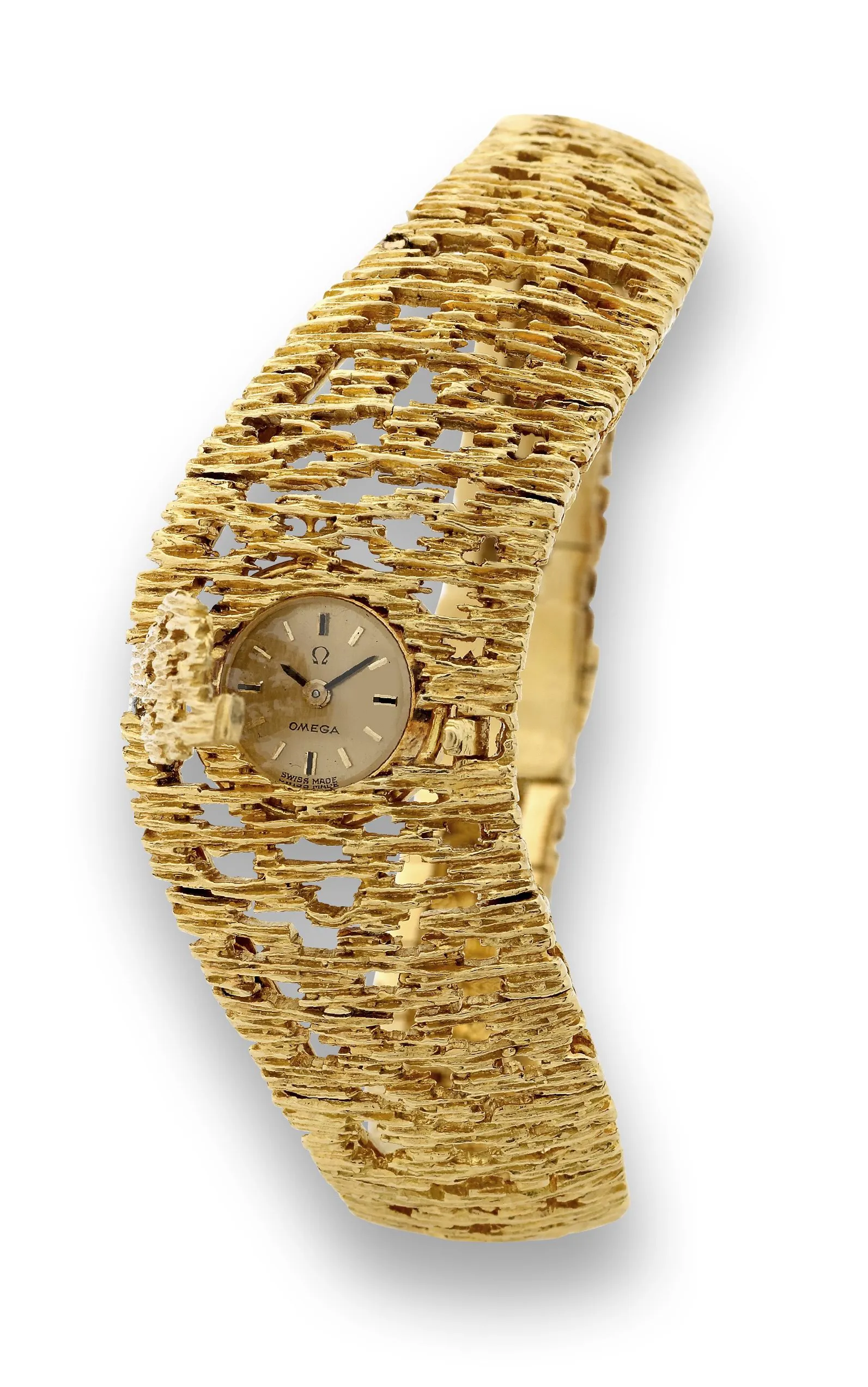 Omega 7148 23mm Yellow gold Champagne