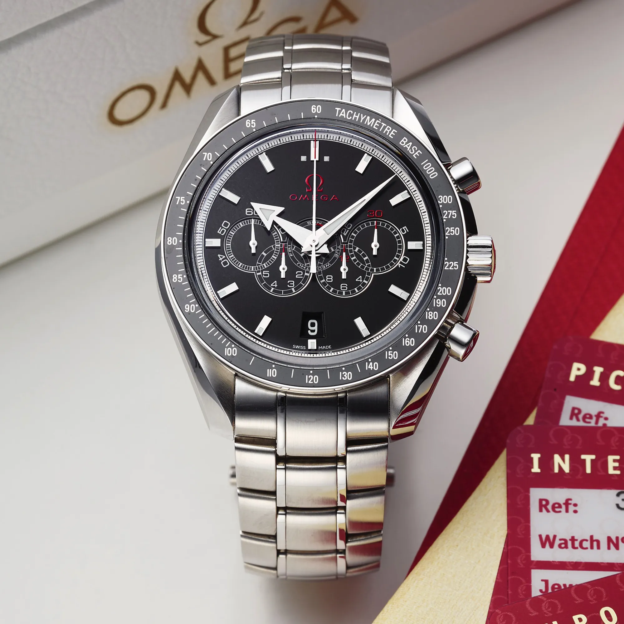 Omega Chronomètre 178.0215 44mm Stainless steel Black