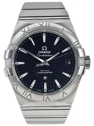 Omega Constellation 123.10.38.21.01.002 38mm Stainless steel Black