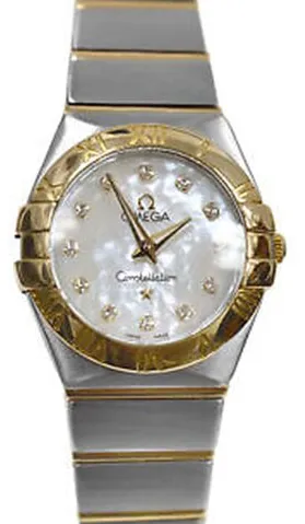 Omega Constellation 123.20.24.60.55.001 24mm Yellow gold and Stainless steel White