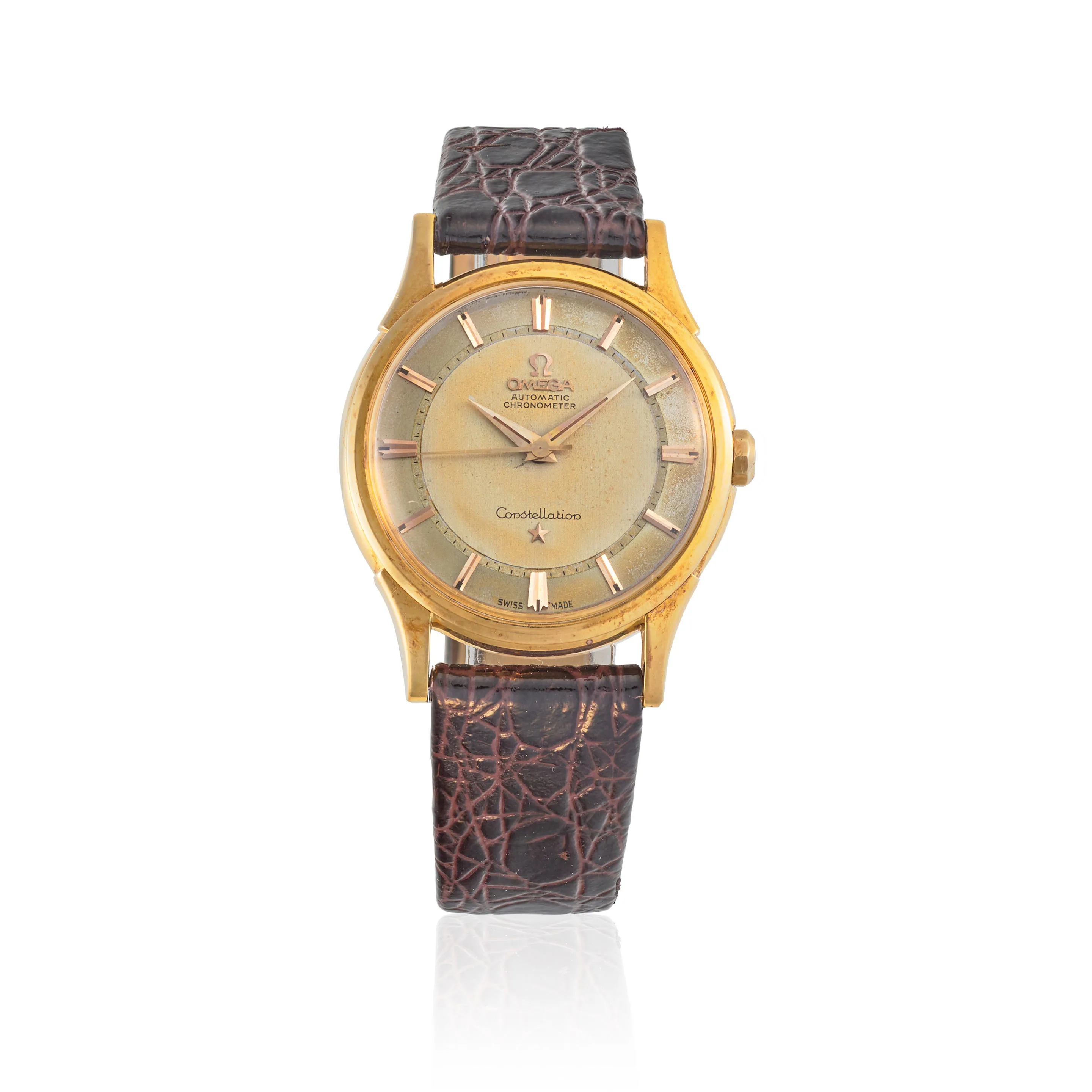 Omega Constellation 14381/2 34mm Yellow gold Champagne