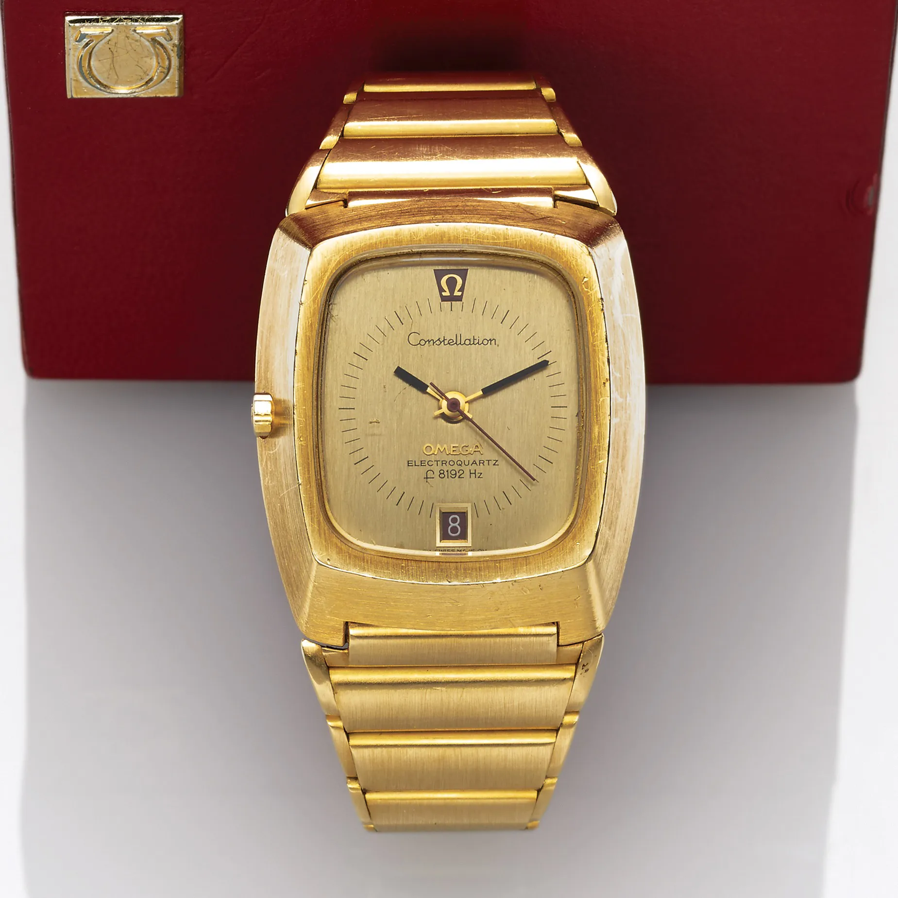 Omega Constellation 196.005 37mm Yellow gold Champagne