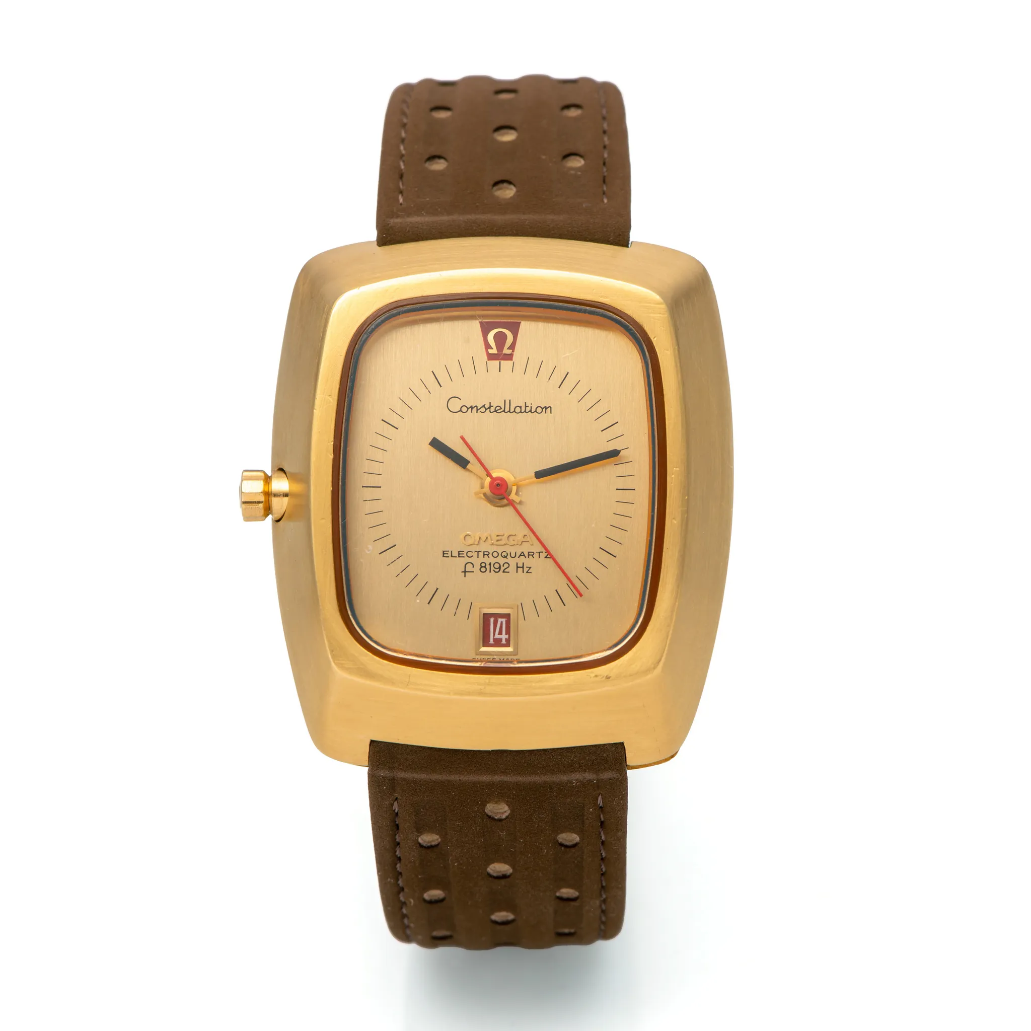 Omega Constellation 196.005 37mm Yellow gold Champagne