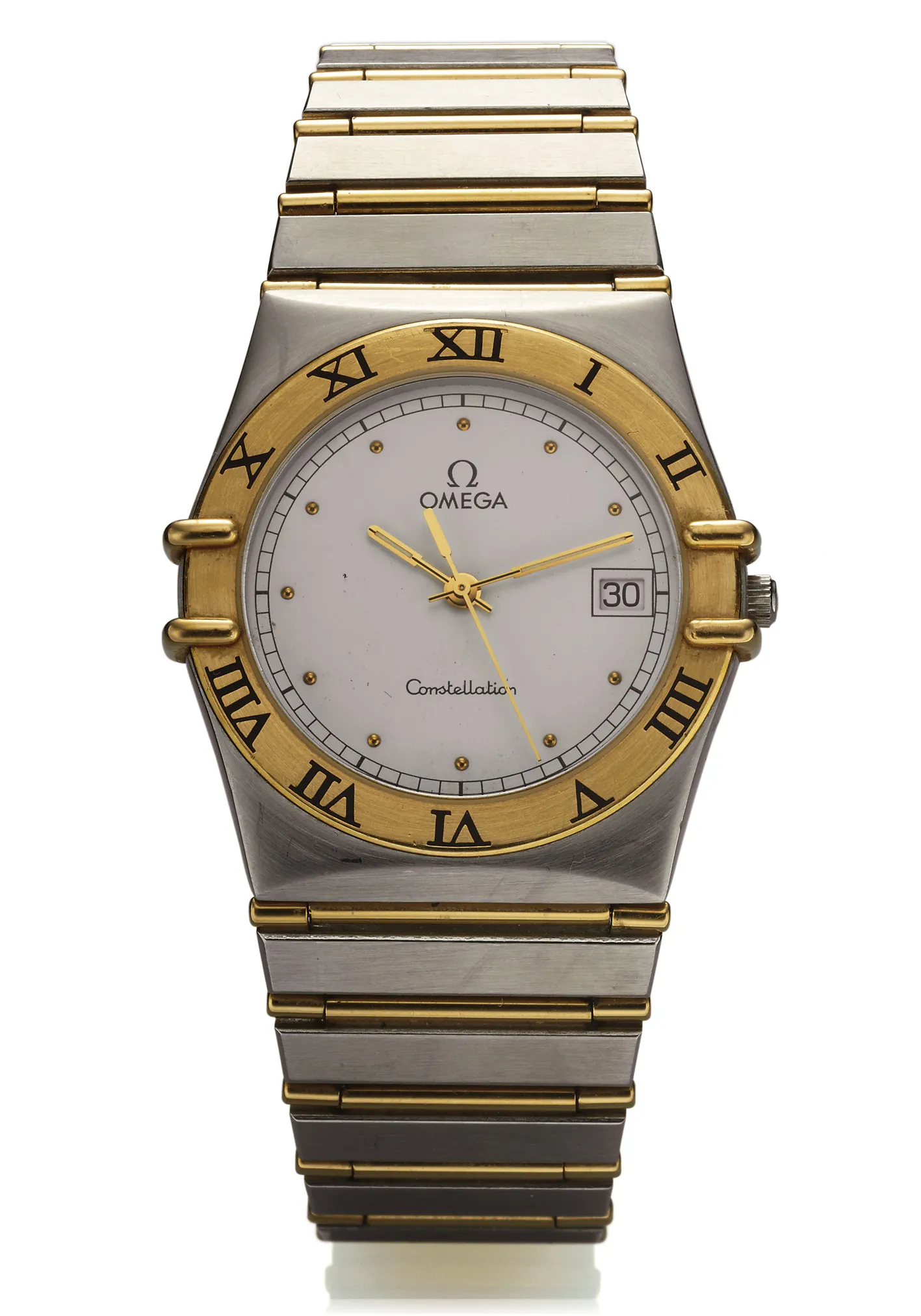 Omega Constellation 396.1070 34mm Yellow gold and stainless steel Silver