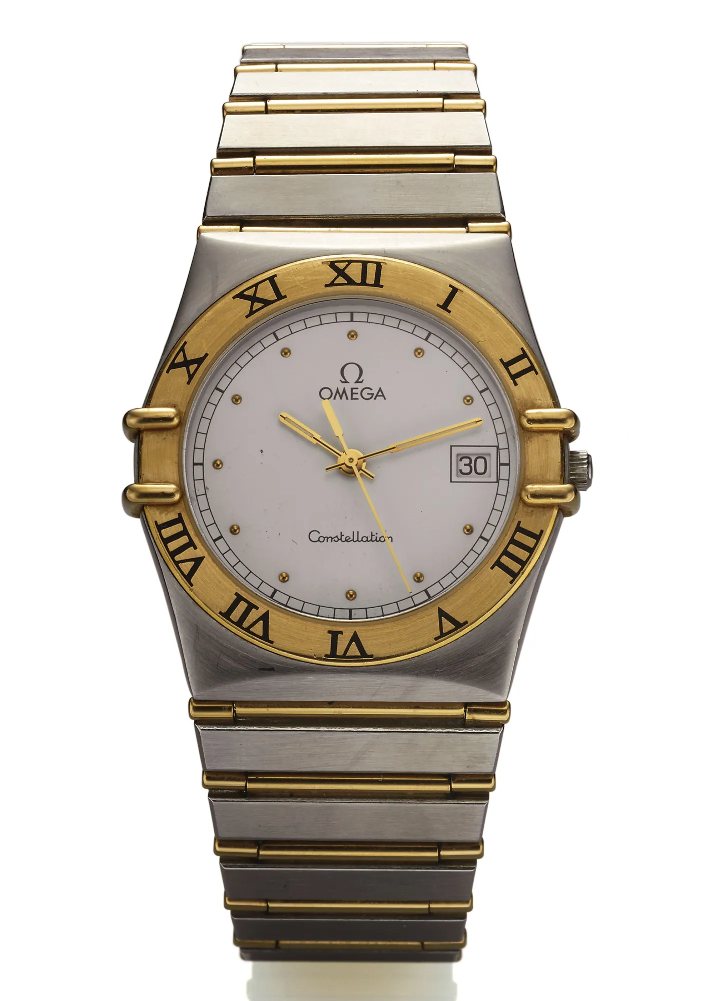 Omega Constellation 396.1070 34mm Yellow gold and stainless steel White