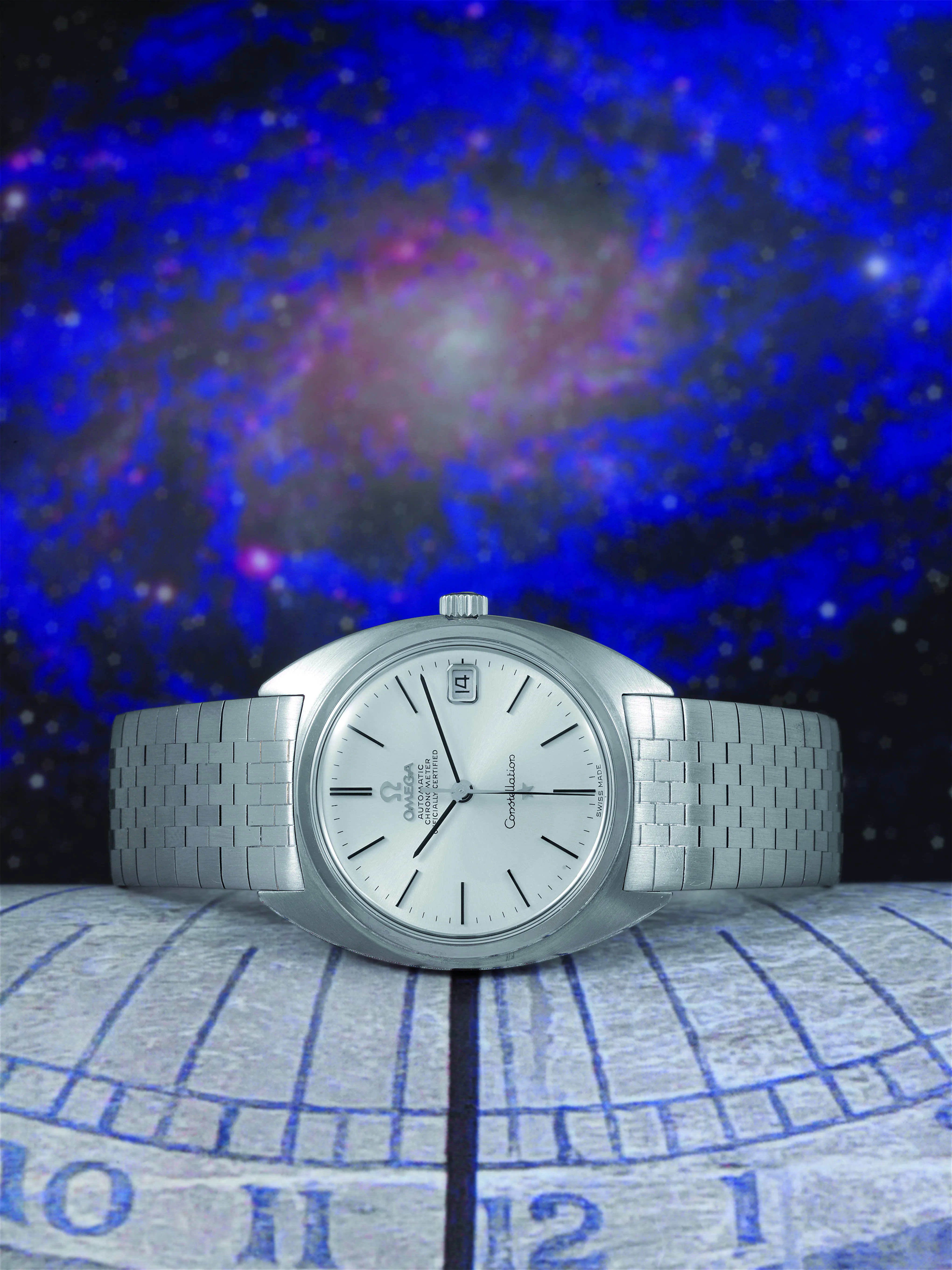 Omega Constellation 34.5mm White gold Silver