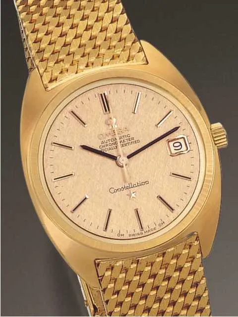 Omega Constellation 35mm Yellow gold Champagne