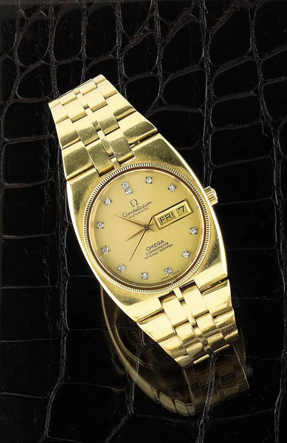 Omega Constellation Yellow gold Champagne