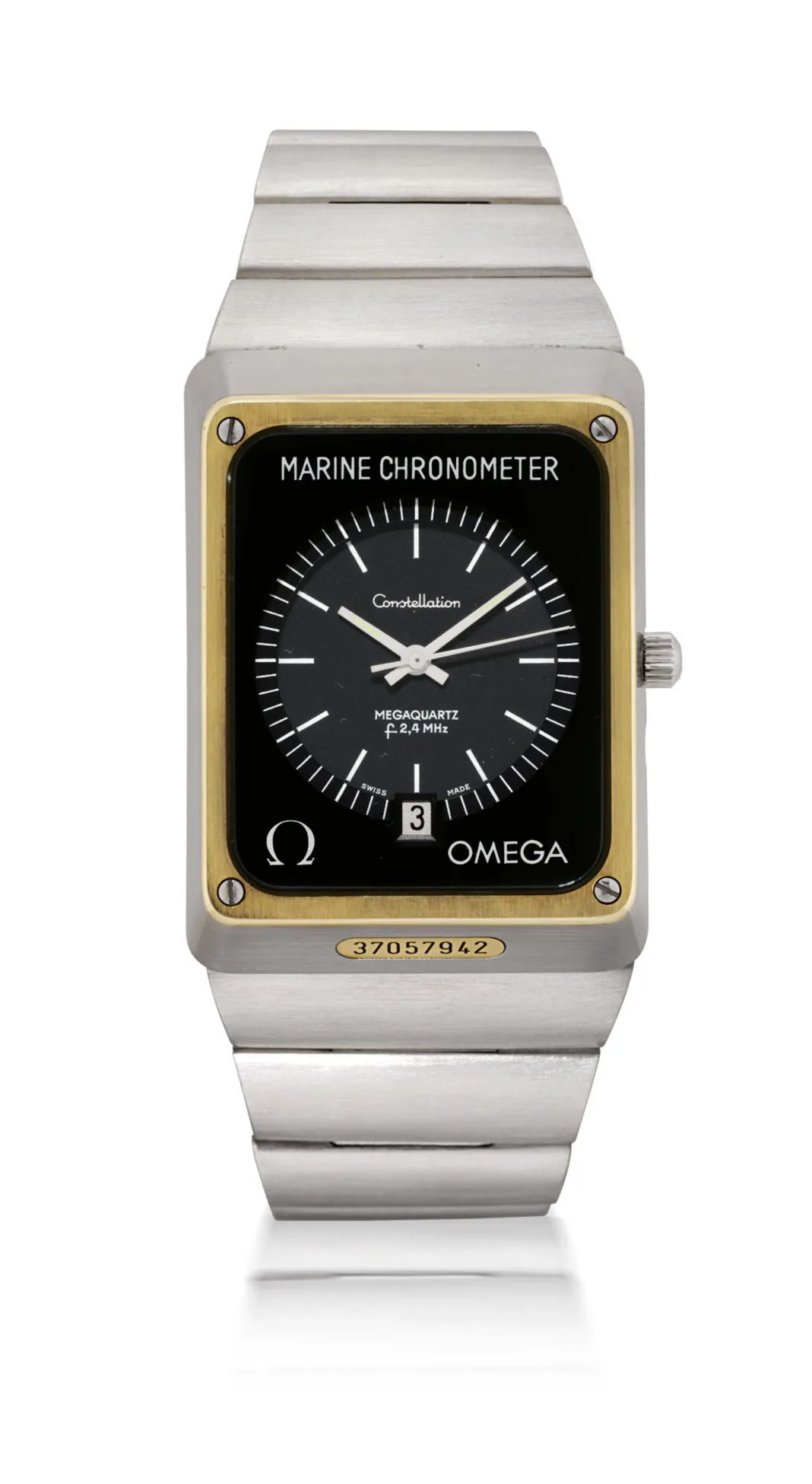 Omega Constellation 33mm Stainless steel Black