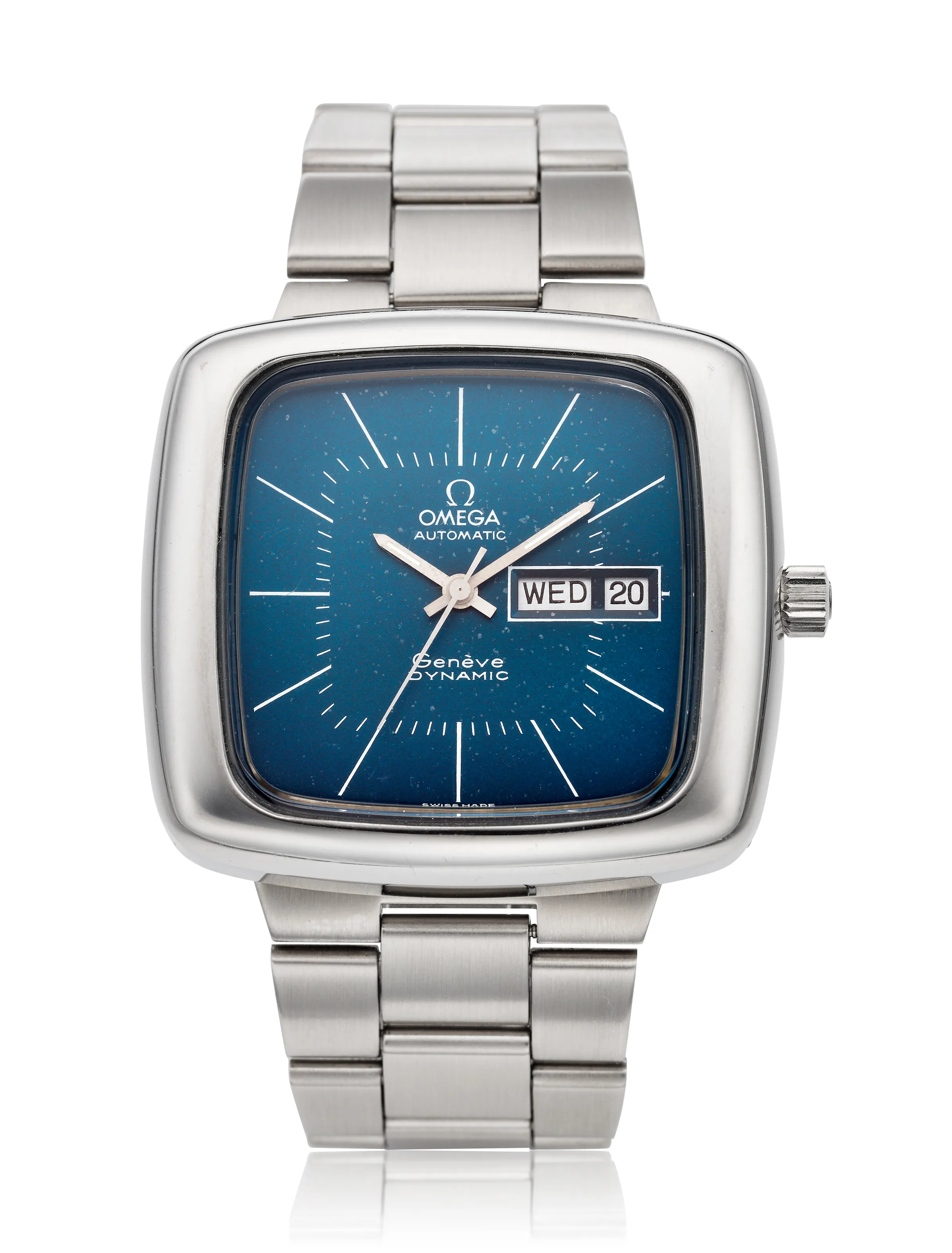 Omega Dynamic 166.0189 37mm Stainless steel Blue