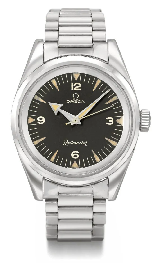 Omega Railmaster CK 2914 41mm Stainless steel Black