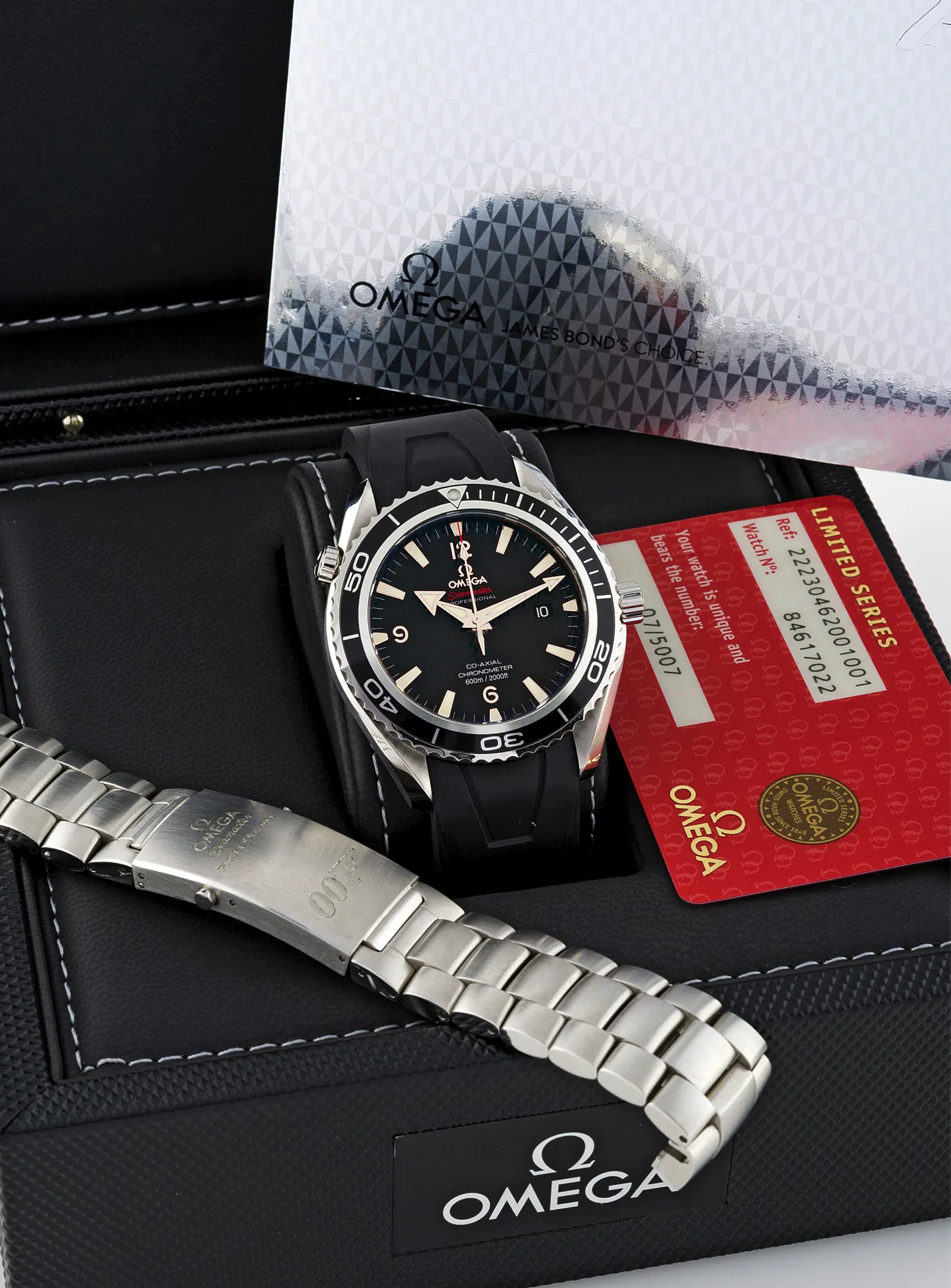 Omega Seamaster 222.30.46.20.01.001 45mm Stainless steel Black