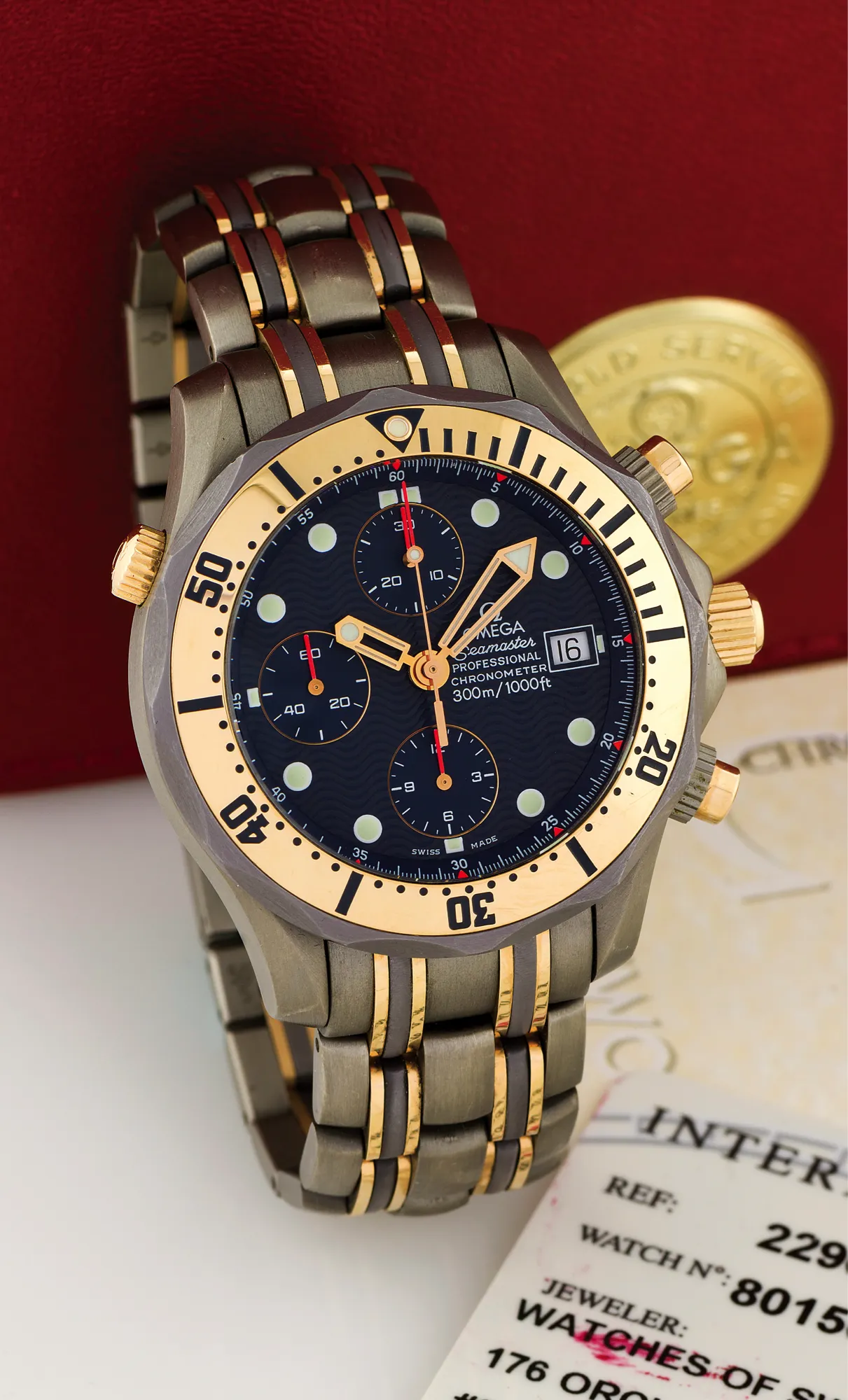 Omega Seamaster 2296.80.00 44mm Titanium Black