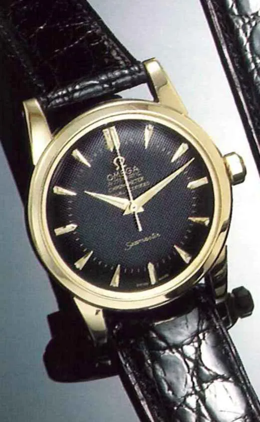 Omega Seamaster 34mm Yellow gold Black